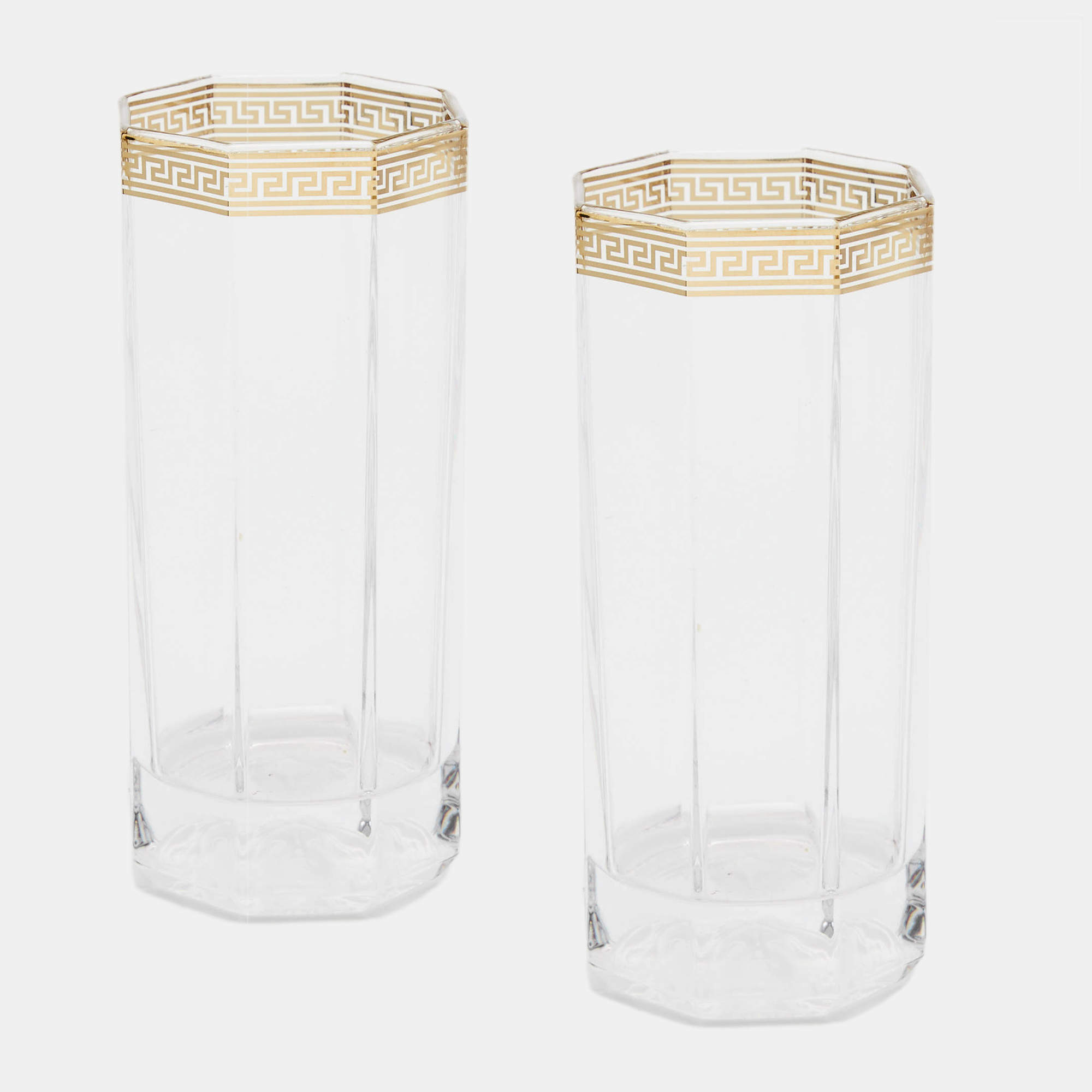 Rosenthal Meets Versace Medusa D’Or Aperitif Wine Glasses Set of 2