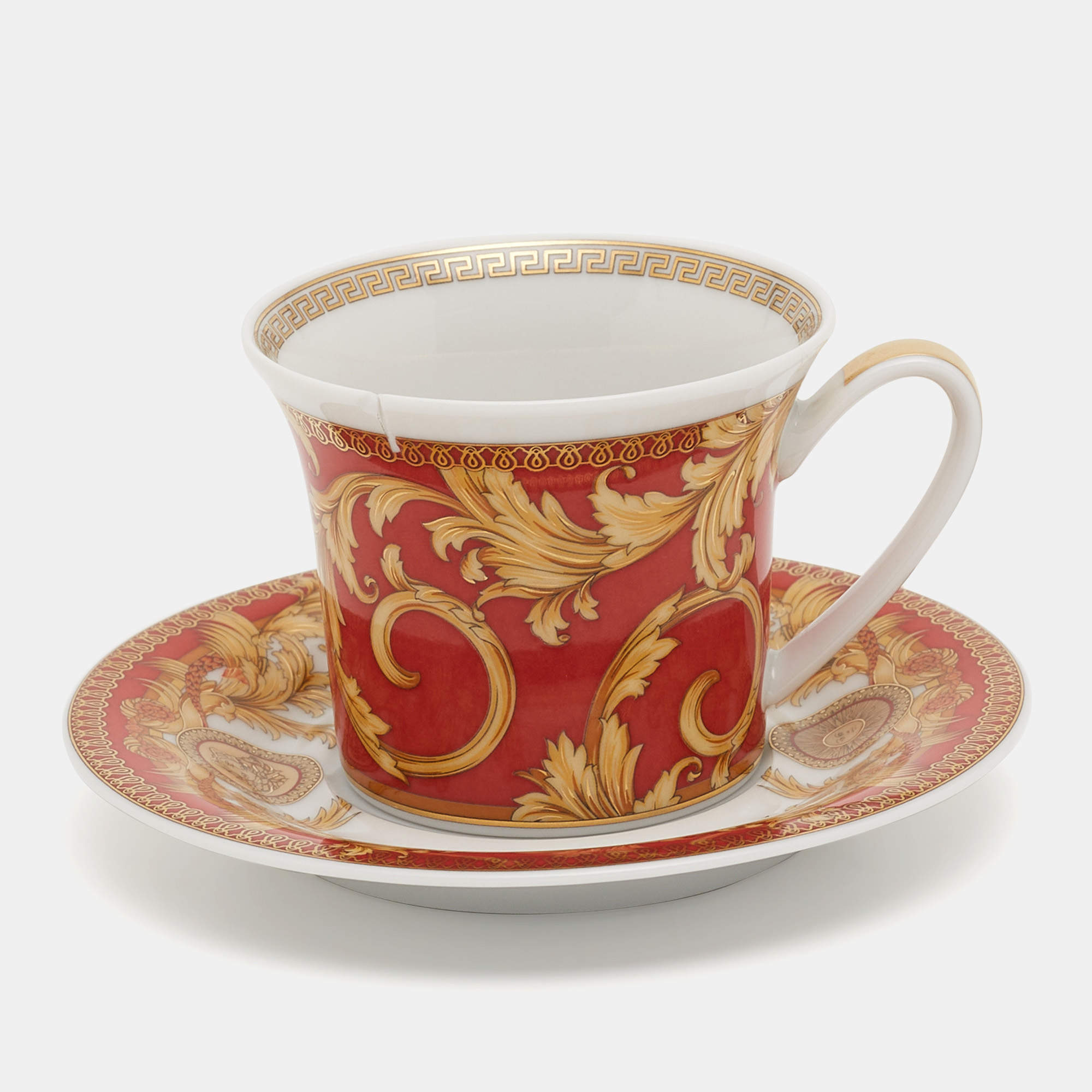 Rosenthal Meets Versace Asian Dream Espresso Cup & Saucer Set Rosenthal ...