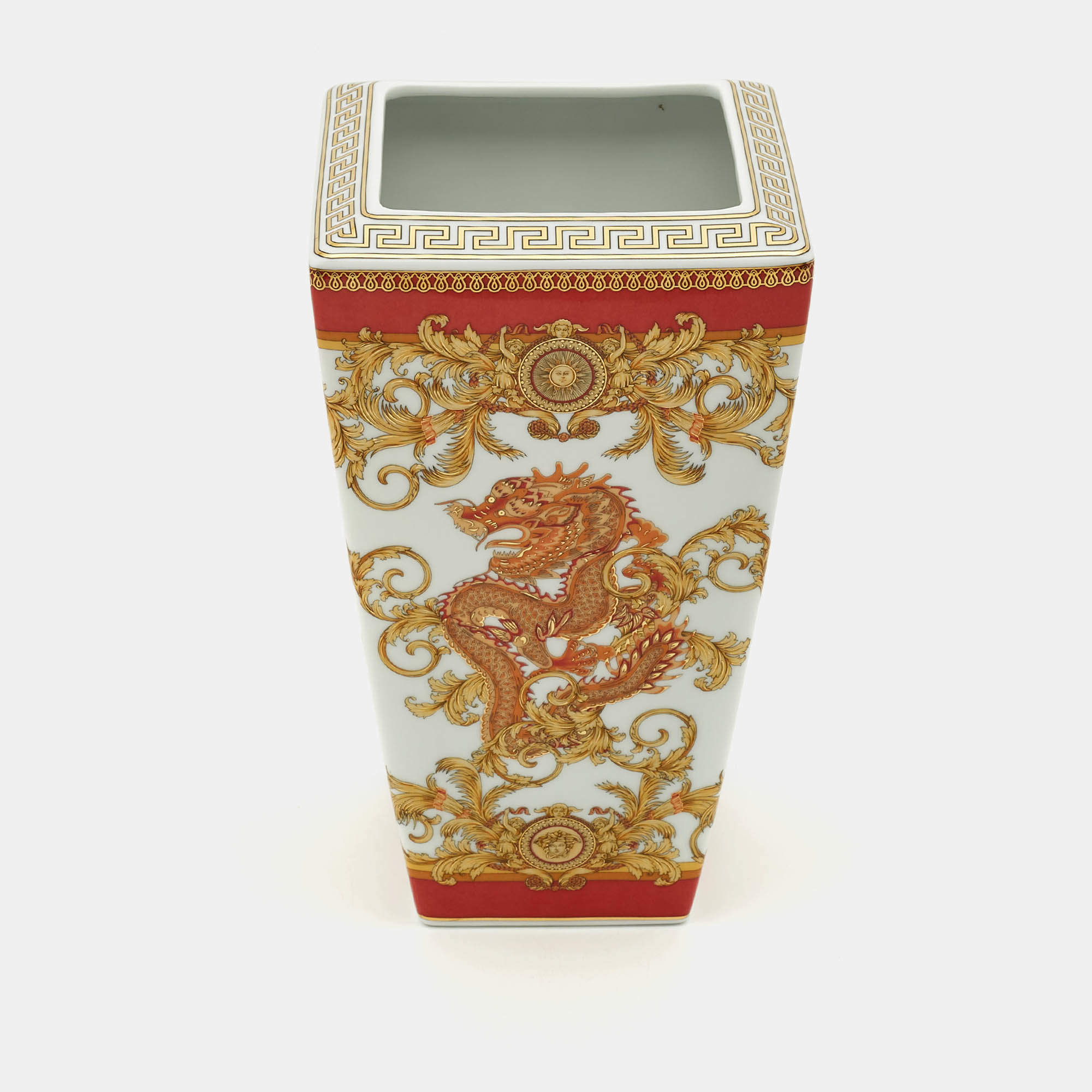 Pre Owned Rosenthal Meets Versace Porcelain Asian Dream Vase