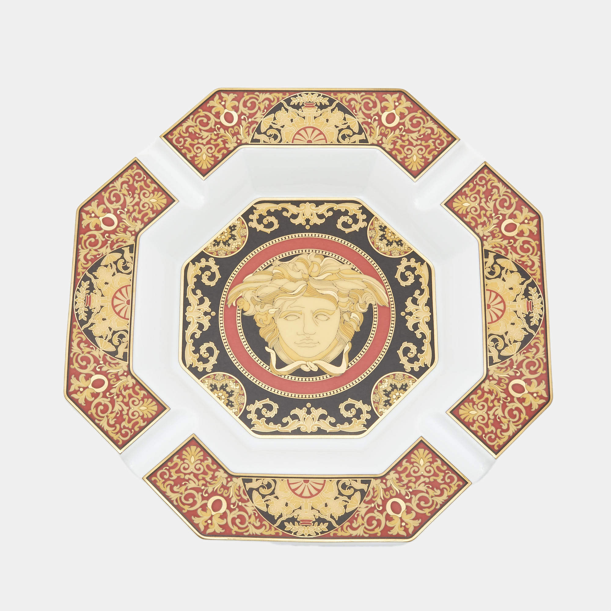 Rosenthal Meets Versace Porcelain Medusa Ashtray