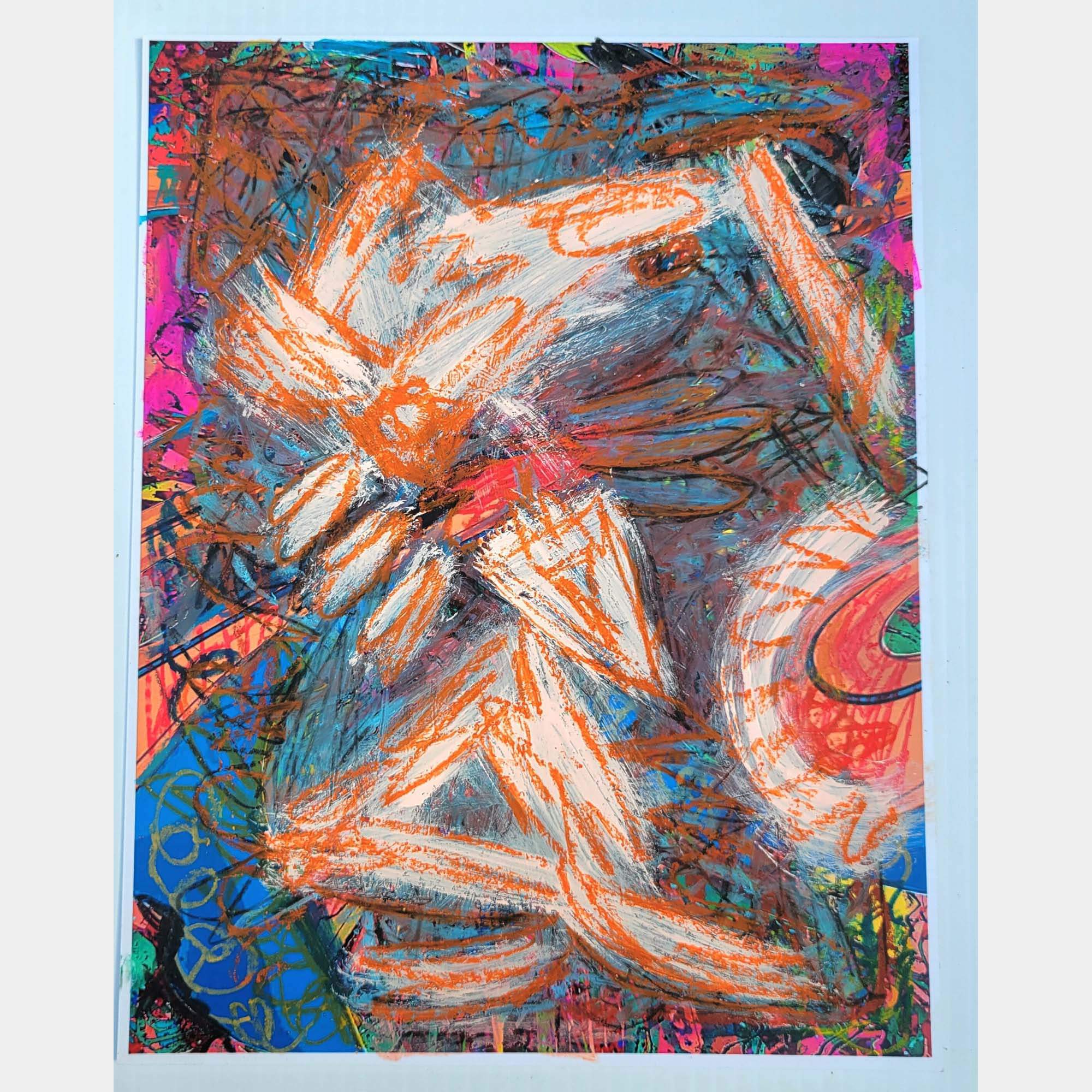 Prehispanic Abstraction By Ruben Nieto, United States,2024 (27.94 X 20.32)