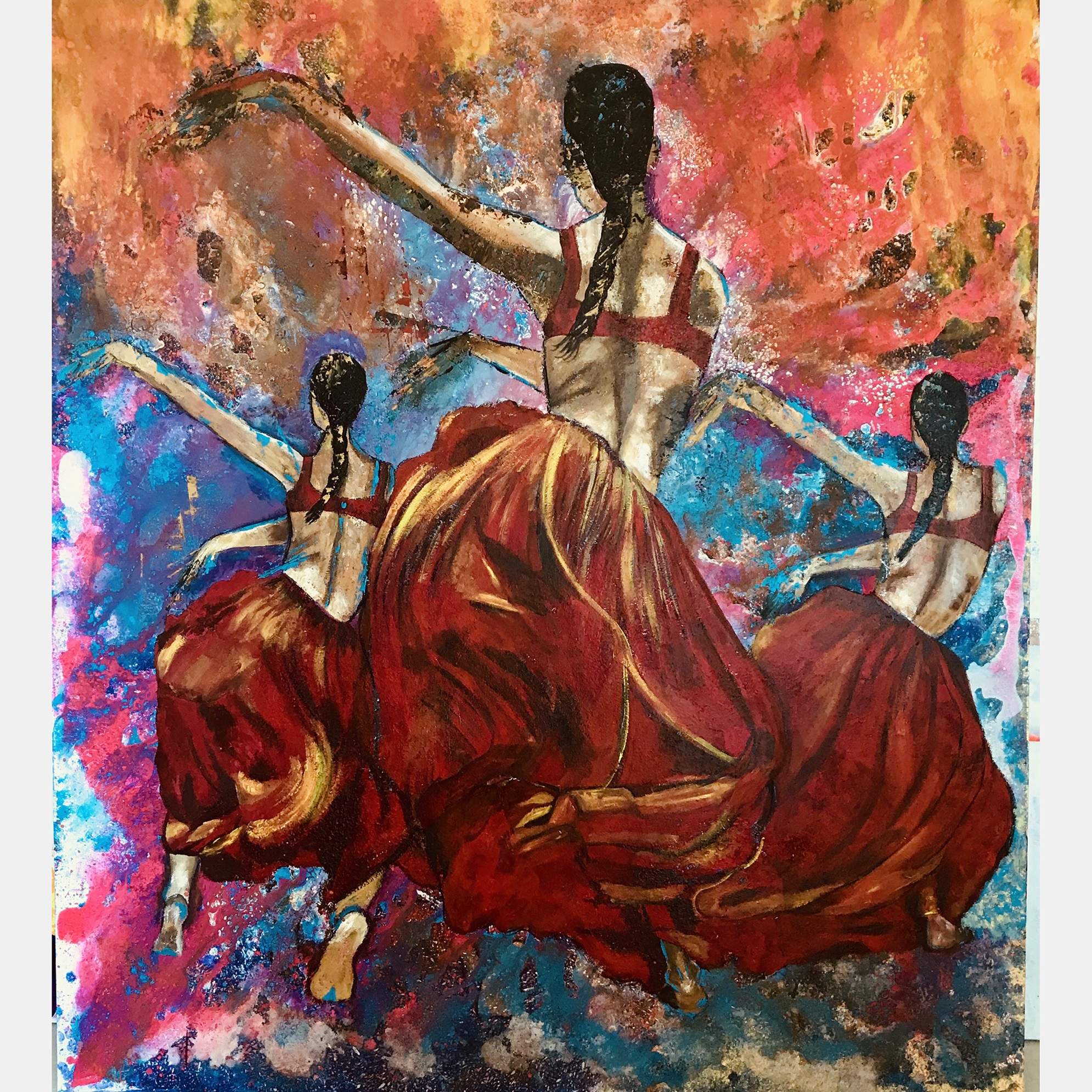 Shik shak shok by Samar Kamel, Egypt, 2018 (180 x 160)