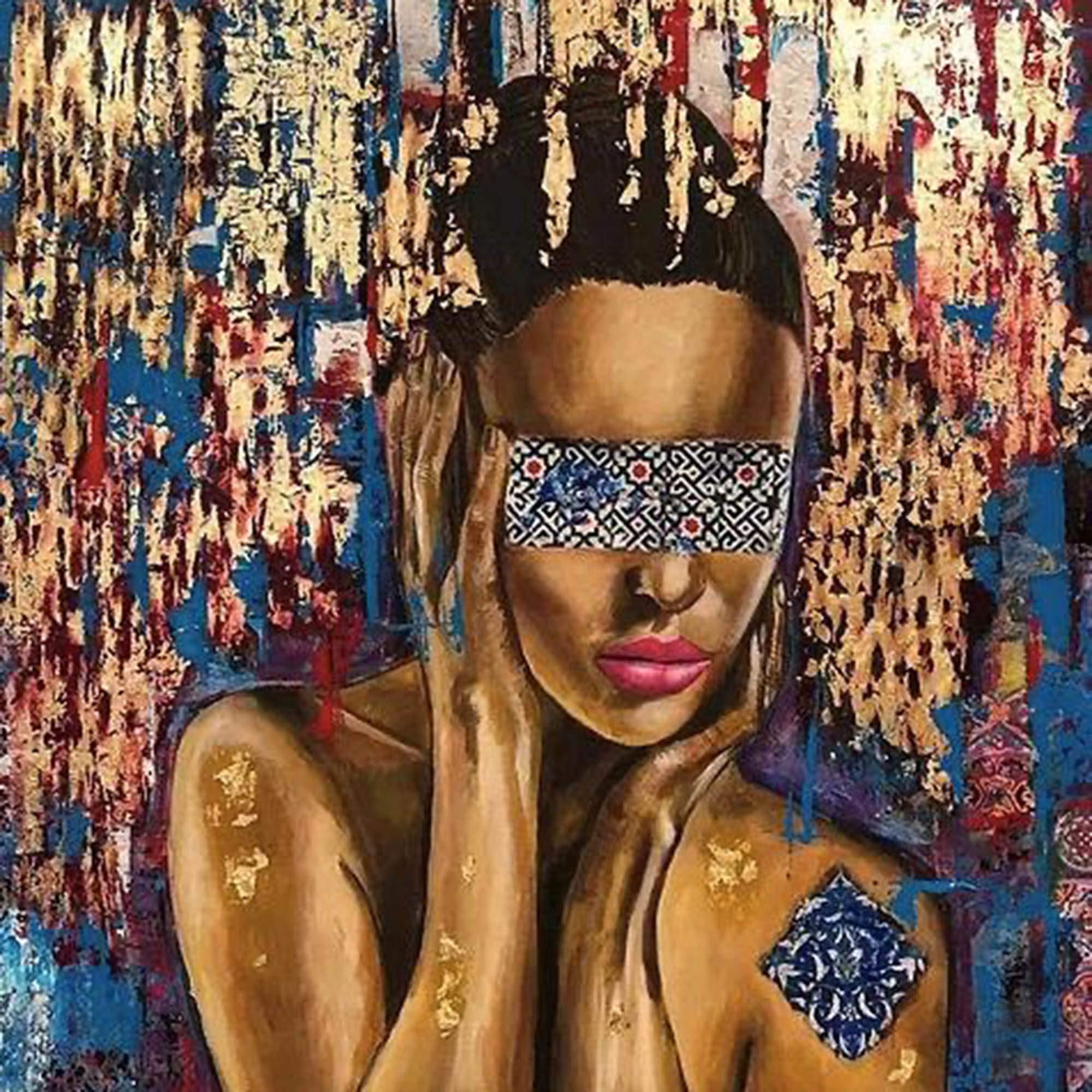 Chaos by Samar Kamel, Egypt, 2021 (100 x 100)