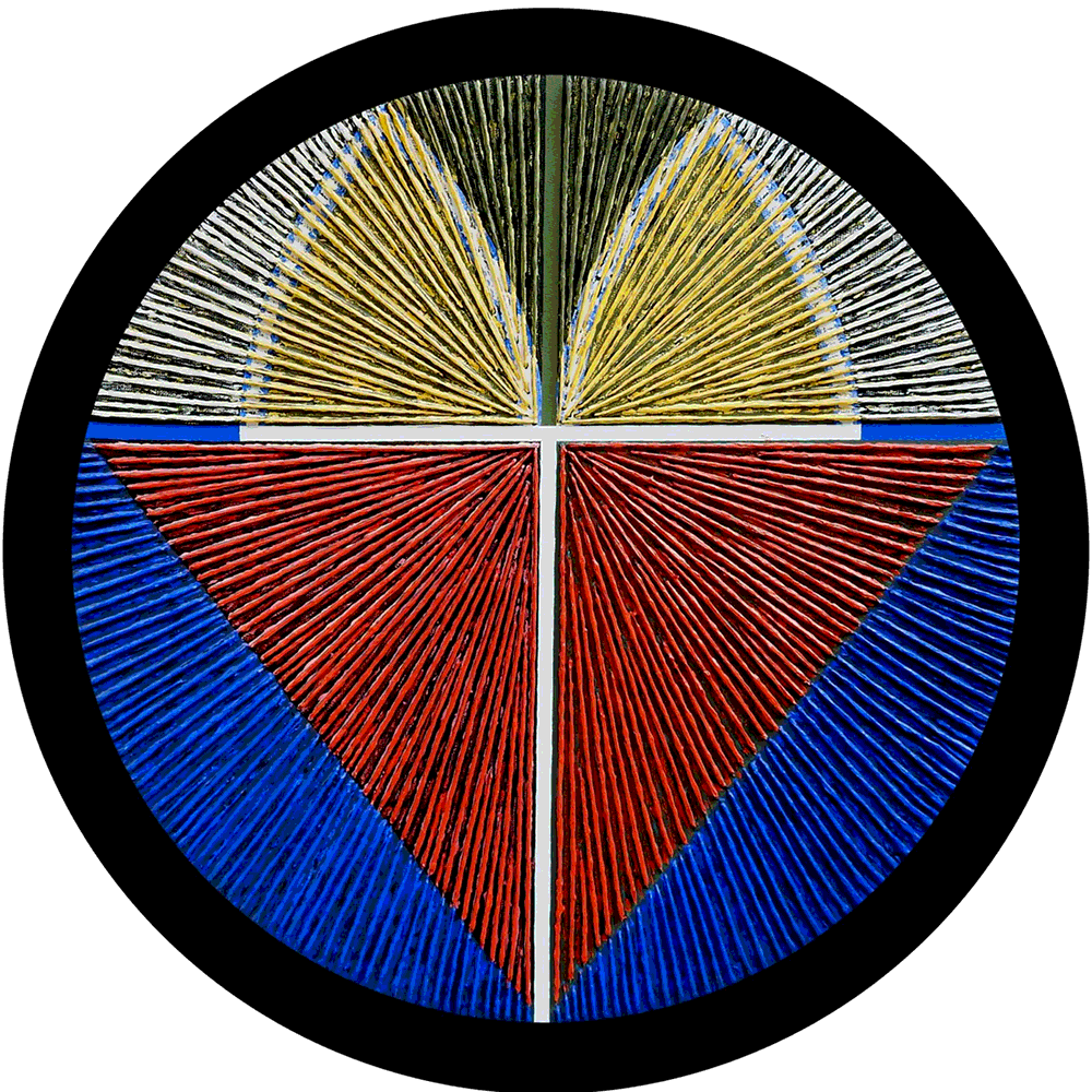 Geometrical View By Sandesh Khule, India,2023 (76.2 X 76.2)