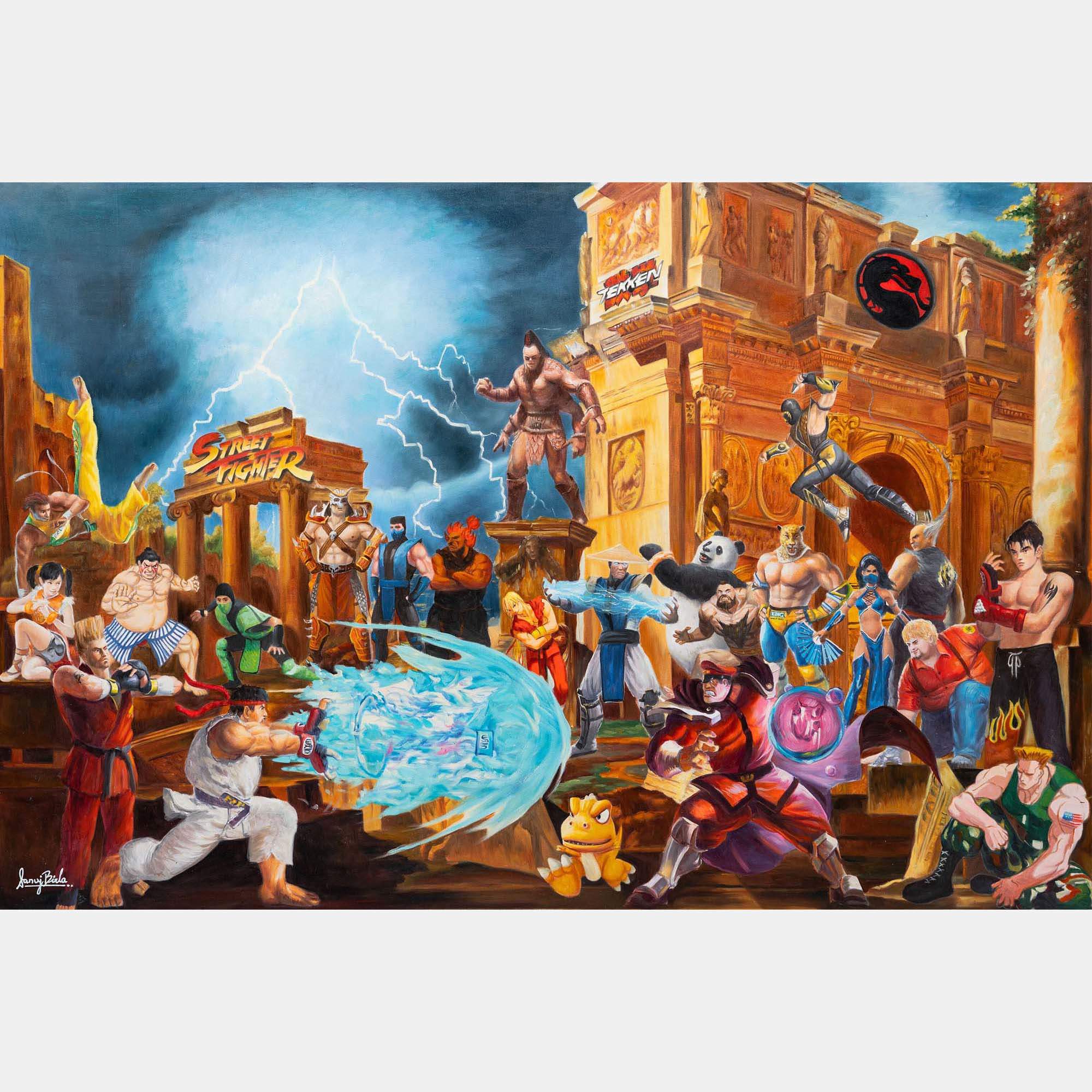 Gaming Zone By Sanuj Birla, India,2020 (101.6 X 152.4)