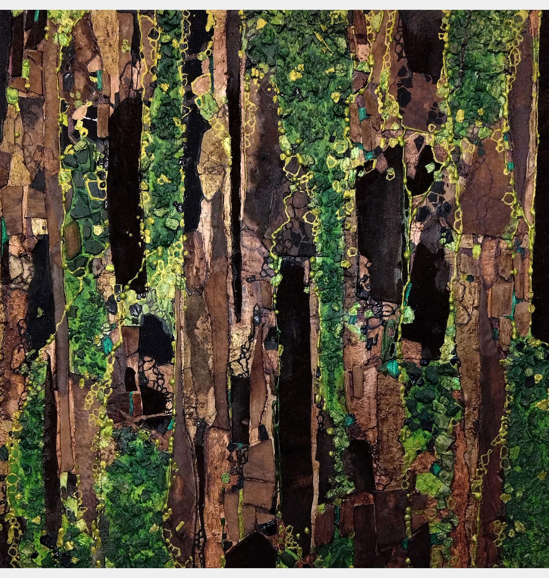 Ecorce Et Mousse By Sophie Cantou, France,2023 (60 X 60)