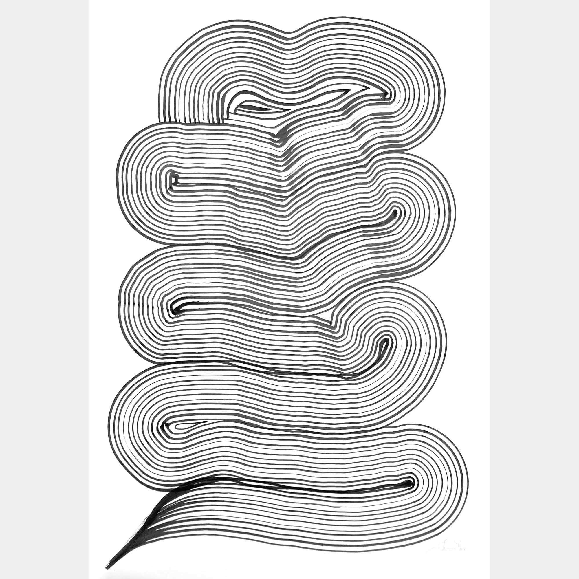 Composition No. 252 By Sumit Mehndiratta, India,2021 (58.42 X 41.91)