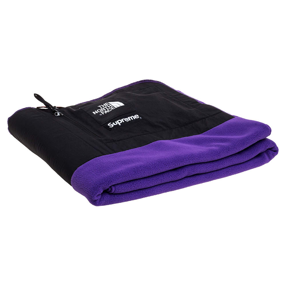 Supreme X The North Face Purple Arc Denali Fleece Blanket