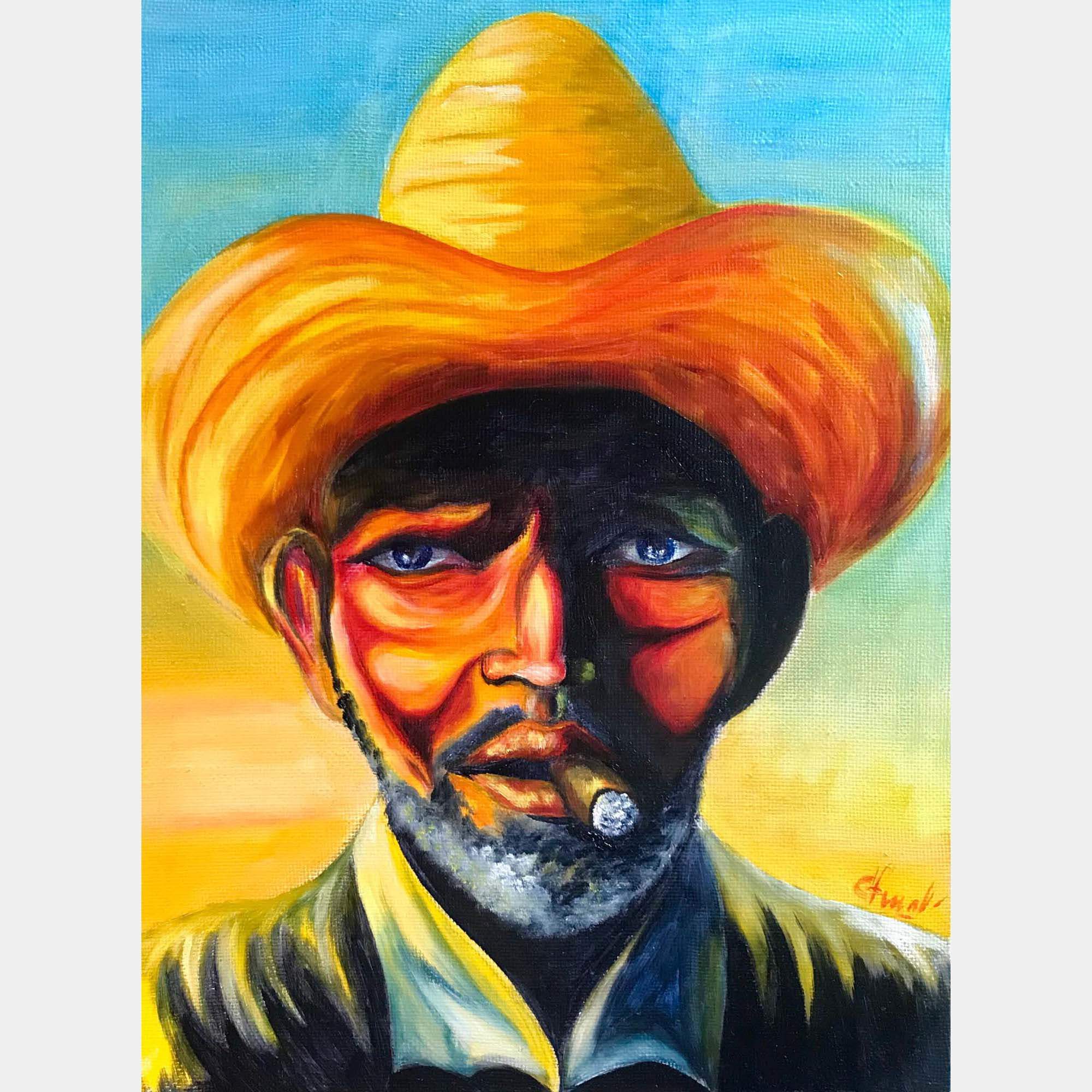 Cuban Or Sunset | Original By Svetlana Shavrina, United Arab Emirates,2019 (40.64 X 30.48)