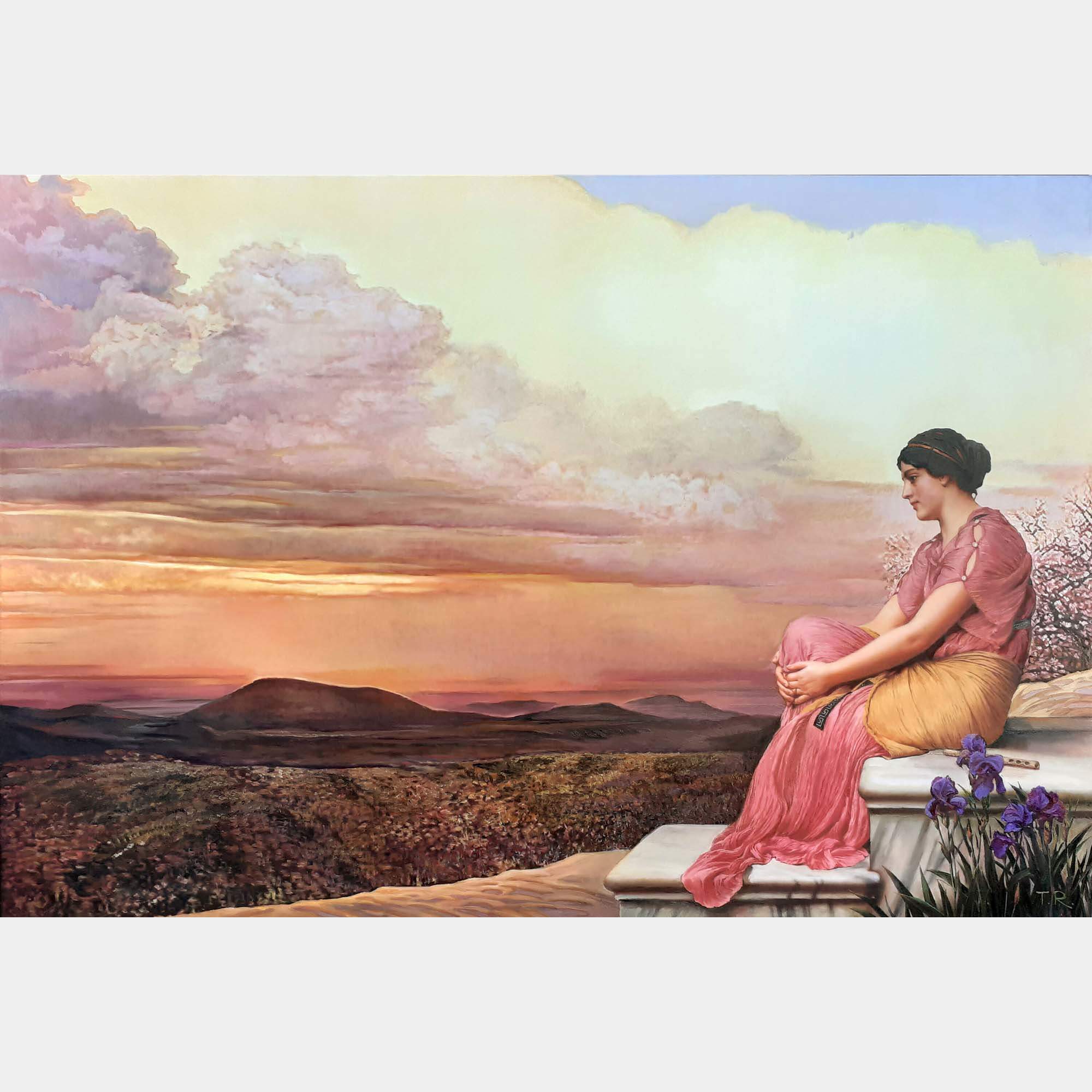 Hesperis, A Sunset Nymph By Tatiana Rezvaya, United Kingdom Of Great Britain And Northern Ireland,2021 (80 X 120)