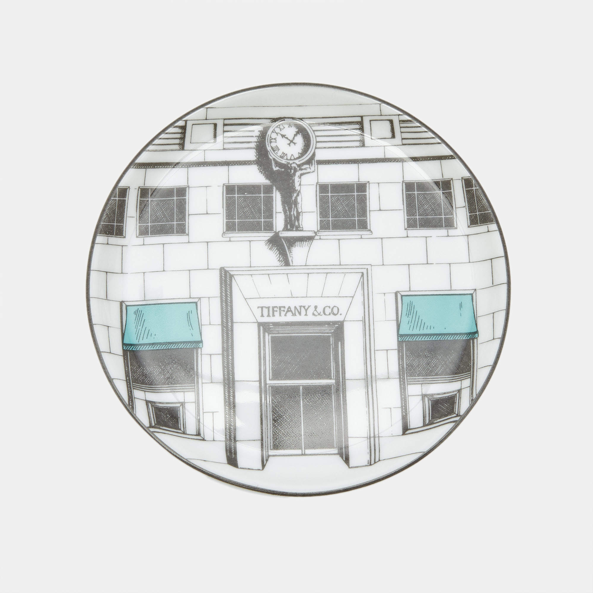 Pre Owned Tiffany & Co. Porcelain Flagship Facade Dish