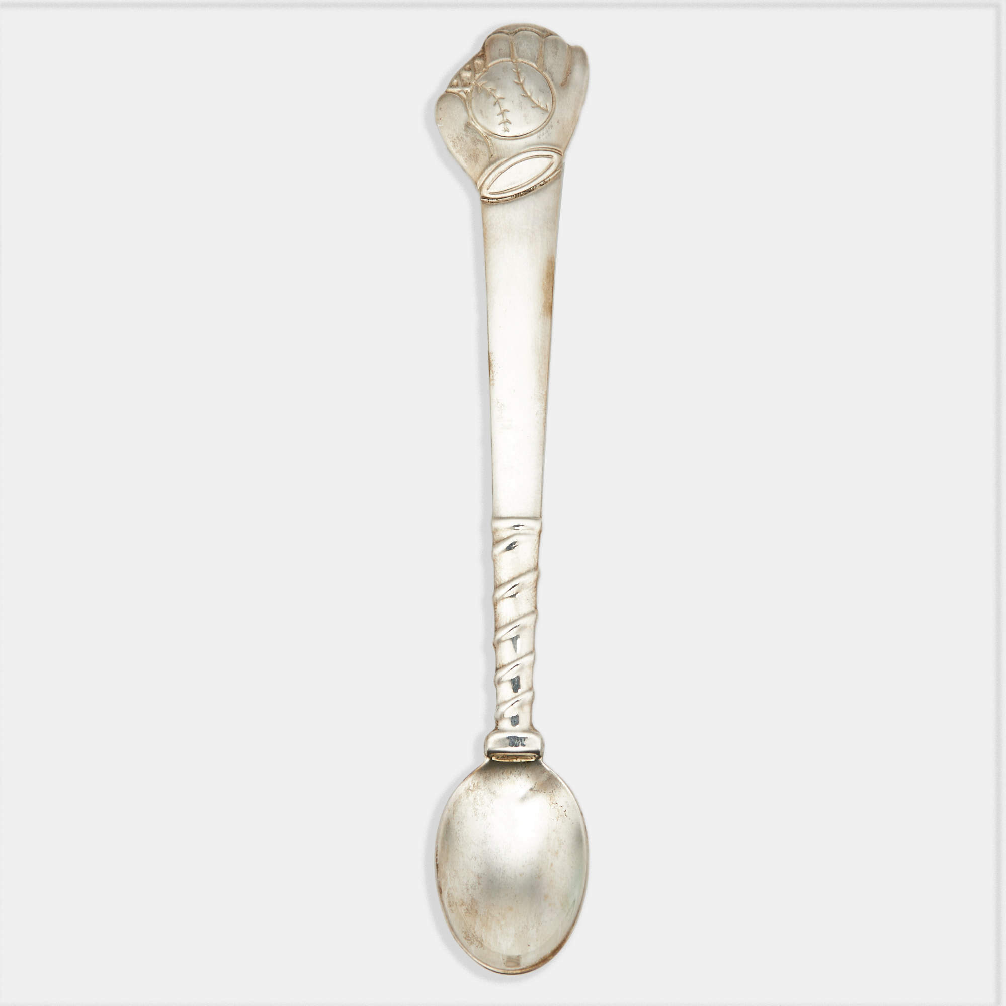 Pre Owned Tiffany Baseball Sterling Silver Spoon