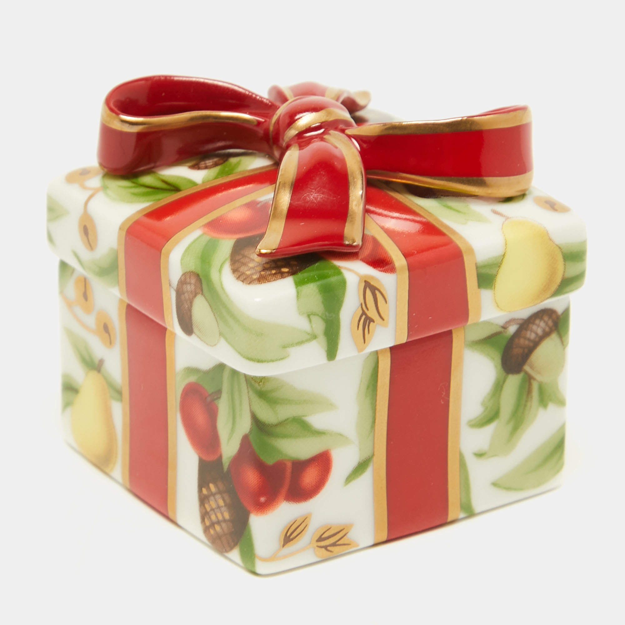 Tiffany & Co. Porcelain Tiffany Holiday Trinket Box