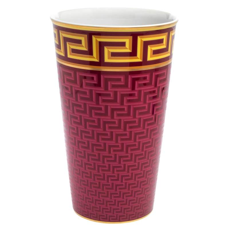 Versace X Rosenthal Méandre Porcelain Vase