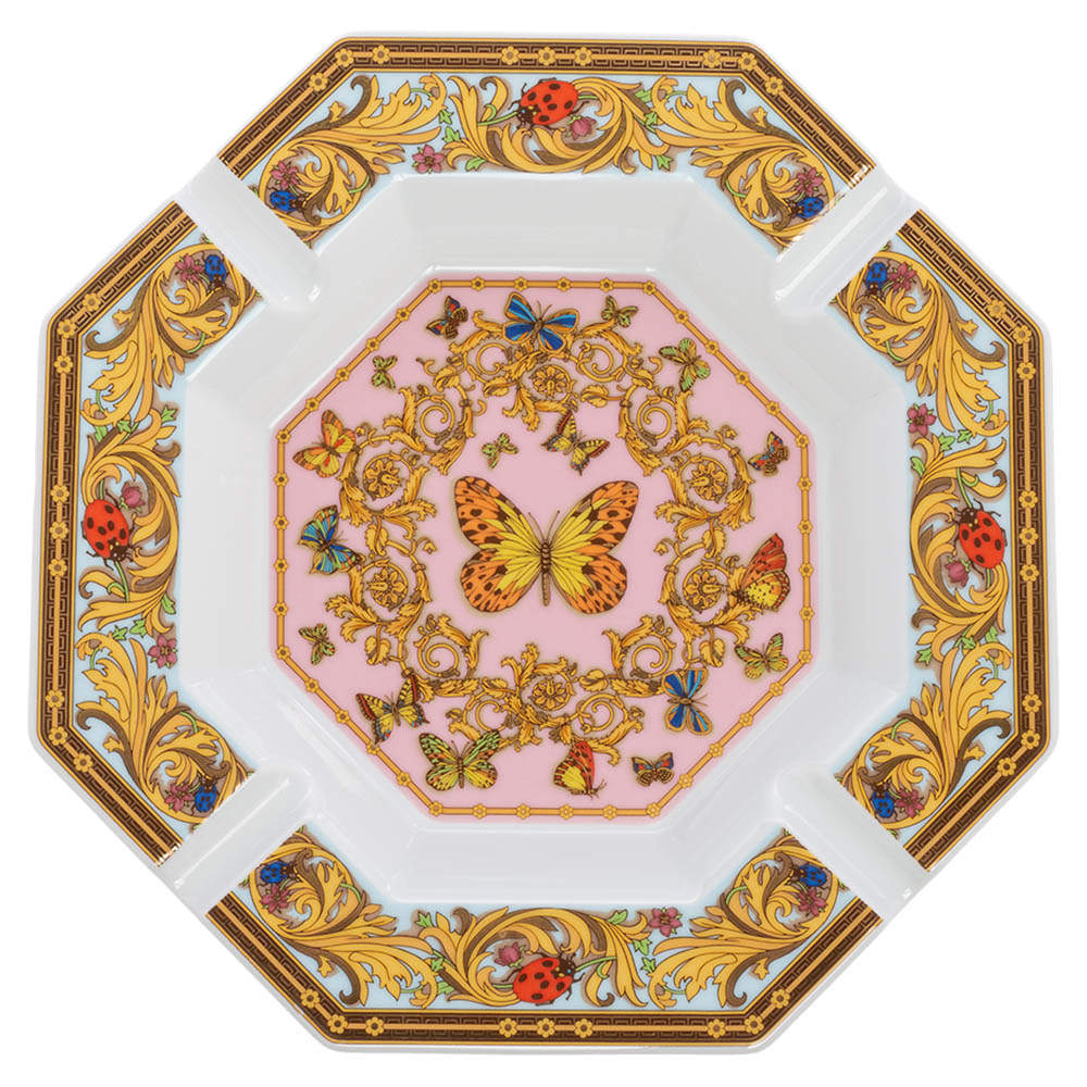 Versace x Rosenthal Le jardin de Versace Porcelain Ashtray 23 cm