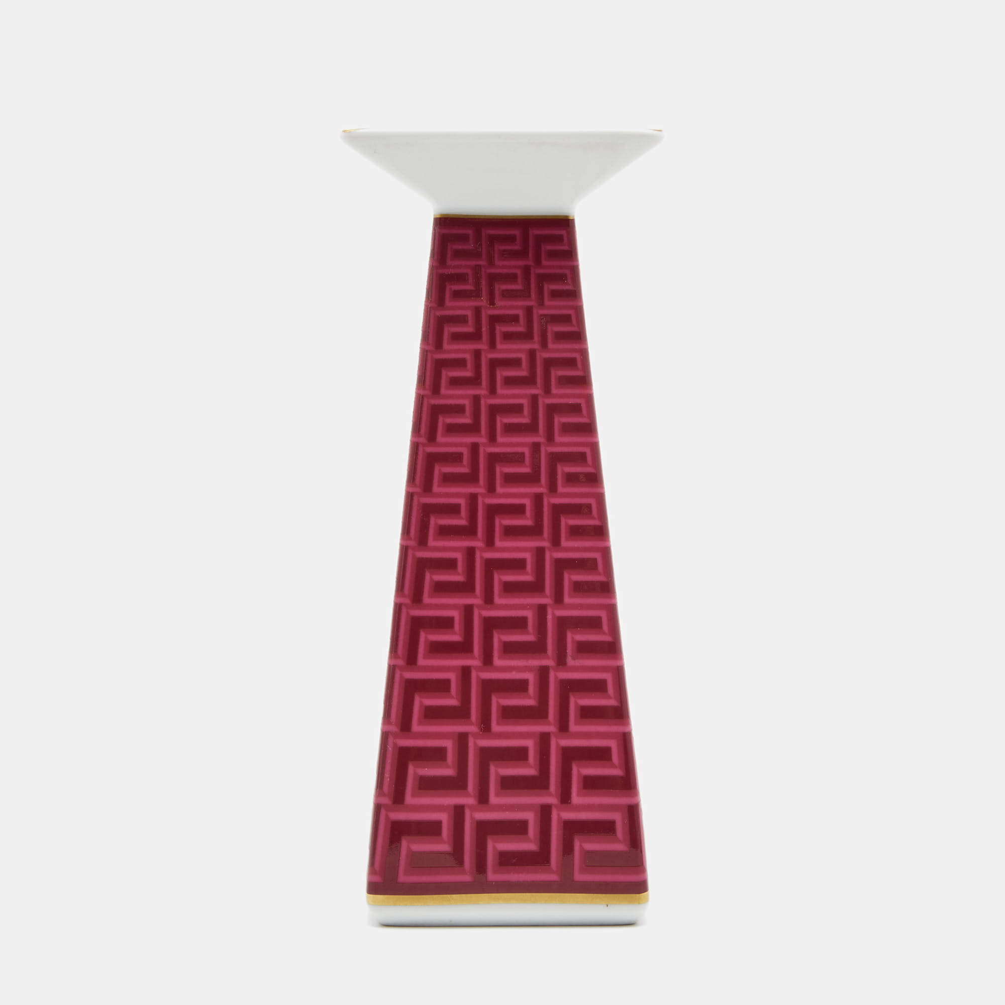 Versace X Rosenthal Méandre Porcelain Candle Holder