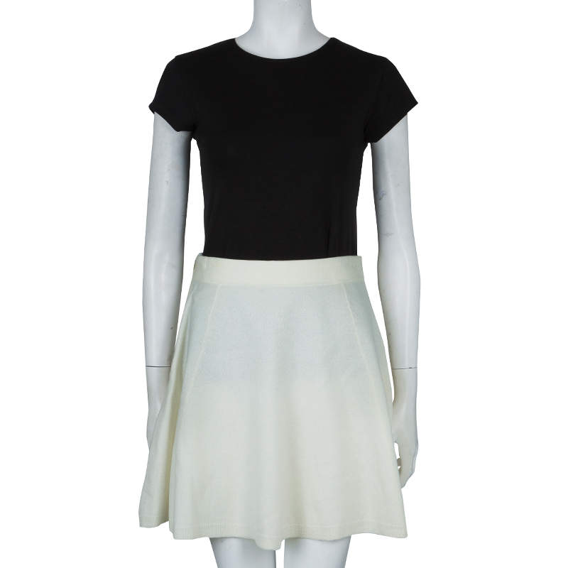 Pre Owned 3.1 Phillip Lim Cream Wool Flared Skirt XS
