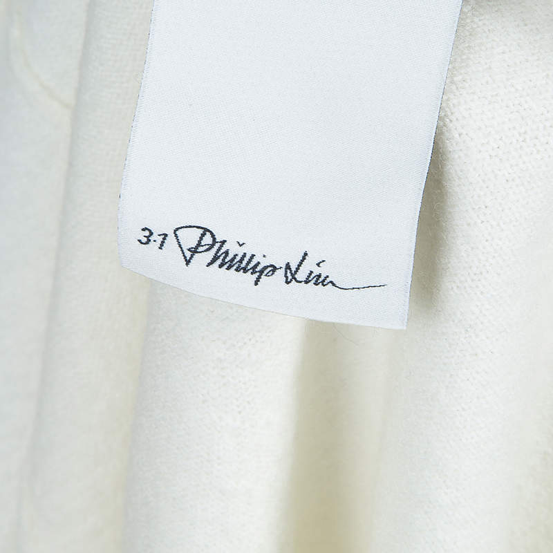 Pre Owned 3.1 Phillip Lim Cream Wool Flared Skirt XS