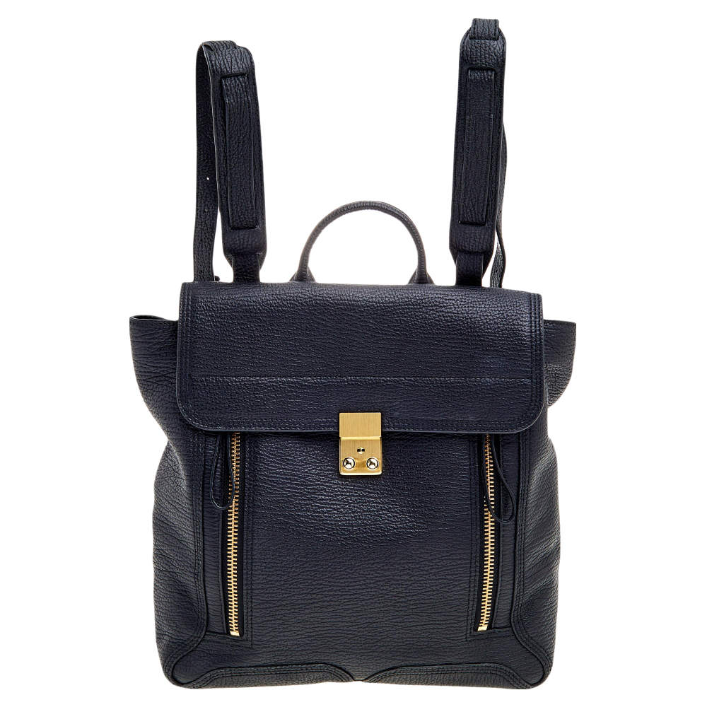 Pre Owned 3.1 Phillip Lim Black Leather Pashli Backpack