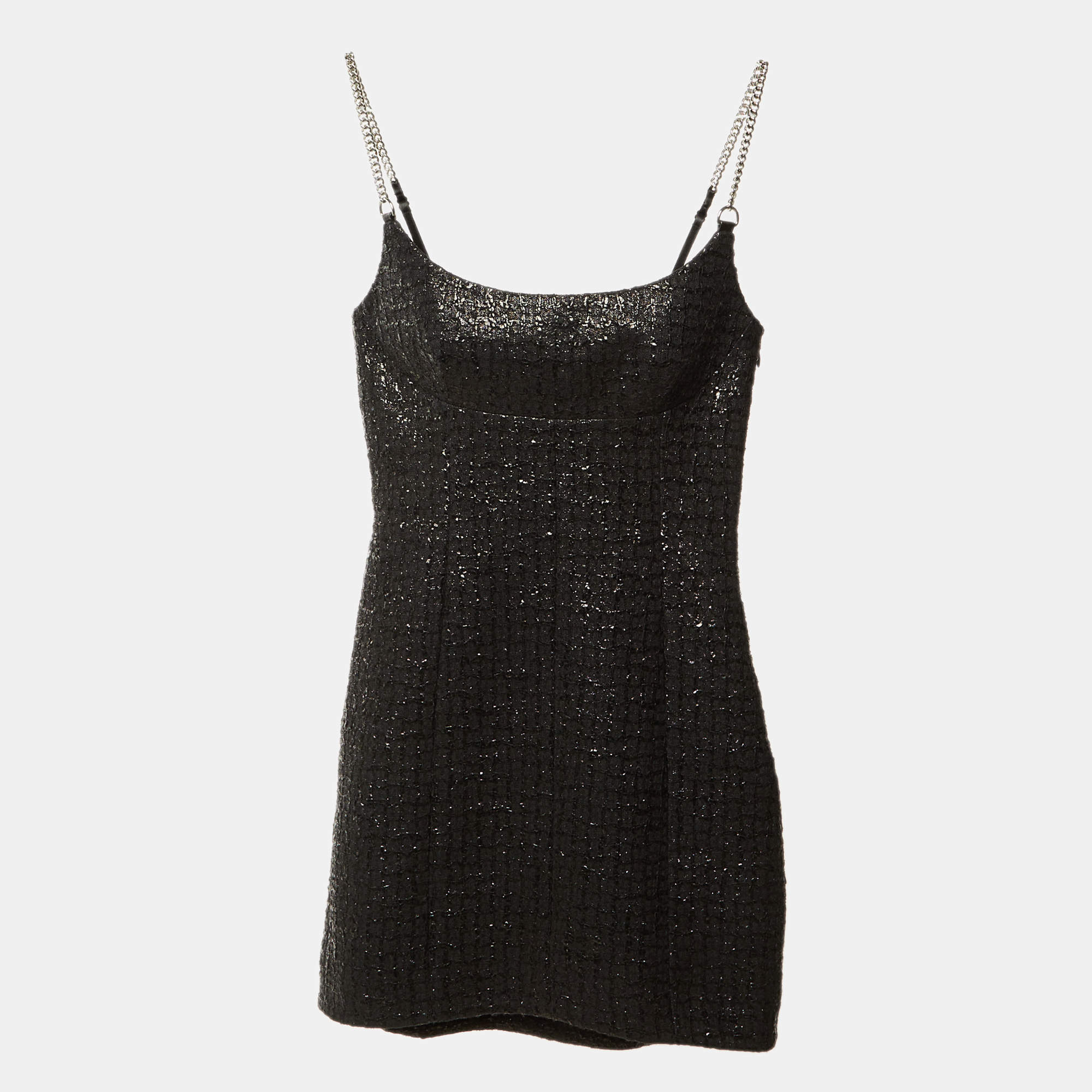 Pre Owned Alexander Wang Black Cotton Mini Dress XS