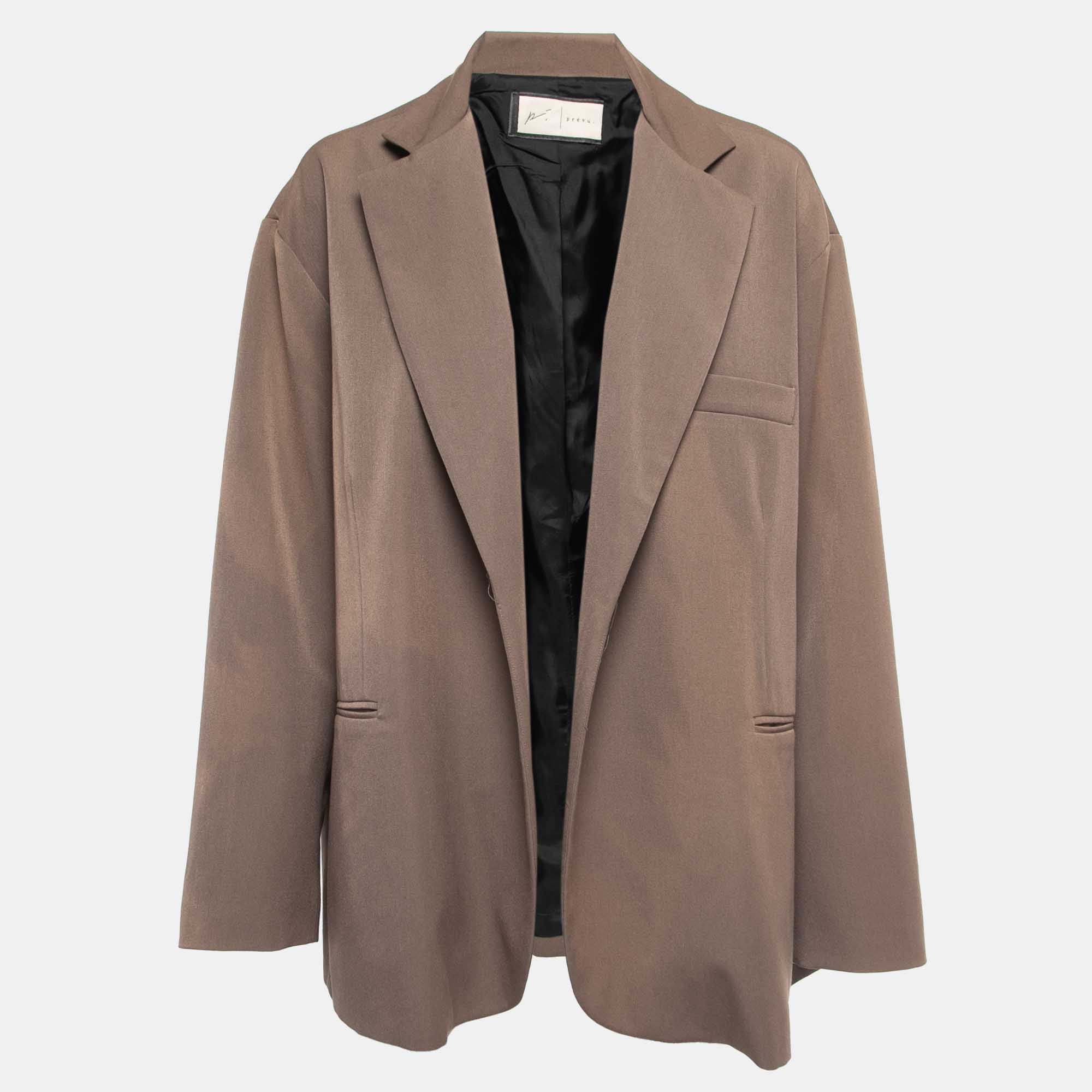 Prevu Brown Oversized Blazer M