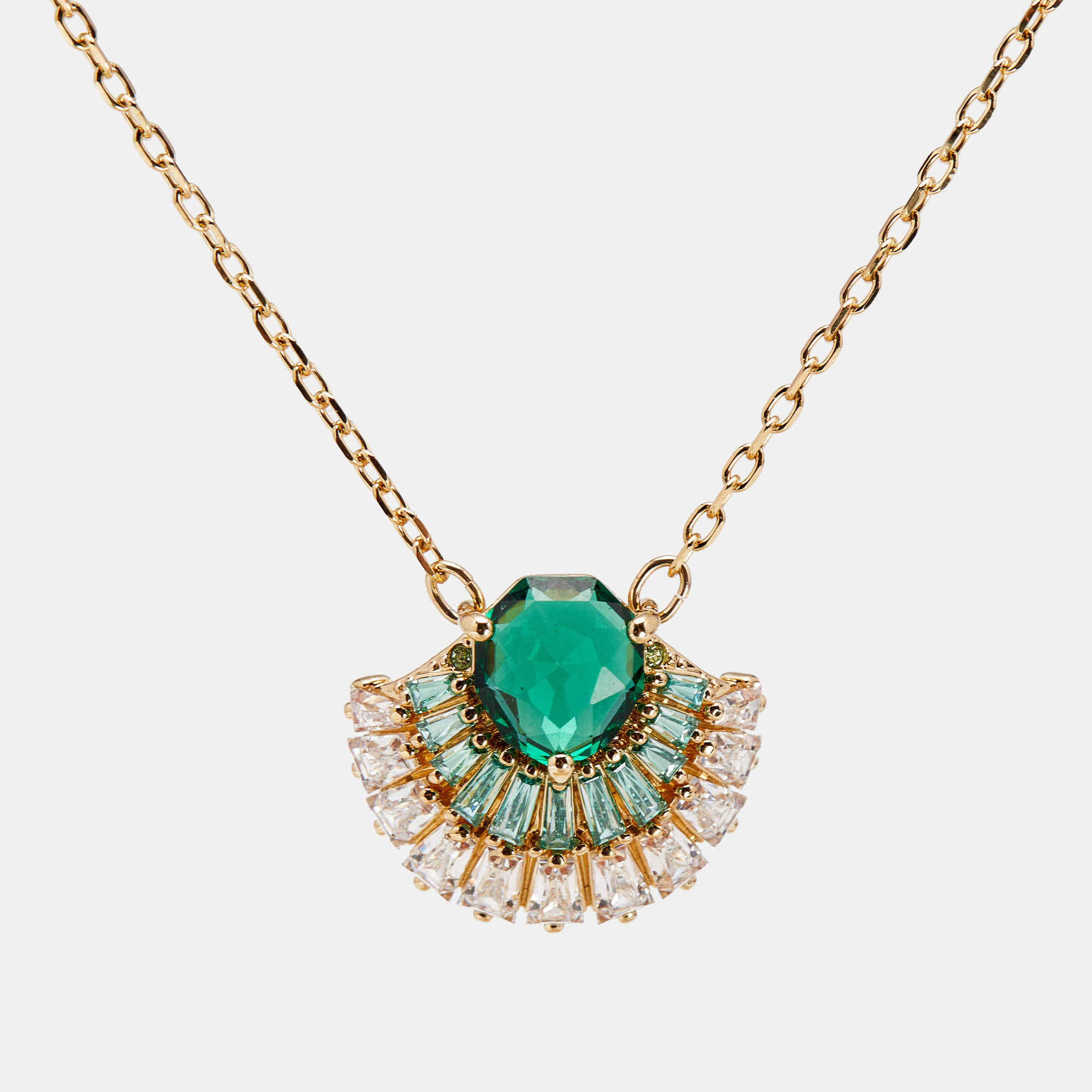 Swarovski Crystals Gold Tone Necklace
