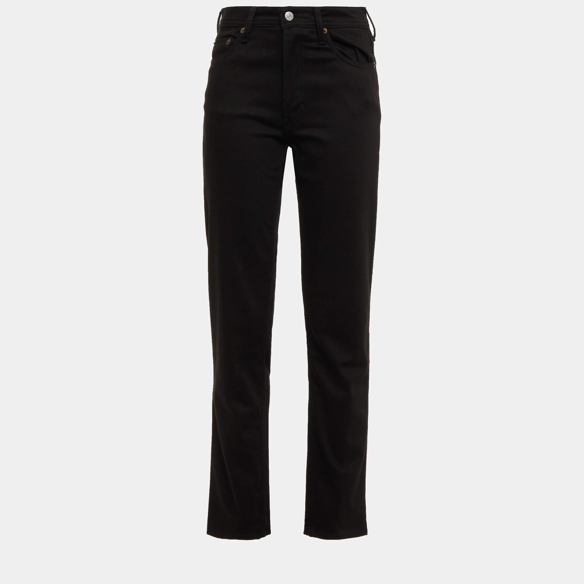 Pre Owned Acne Studios Cotton Straight Leg Jeans 27W-32L