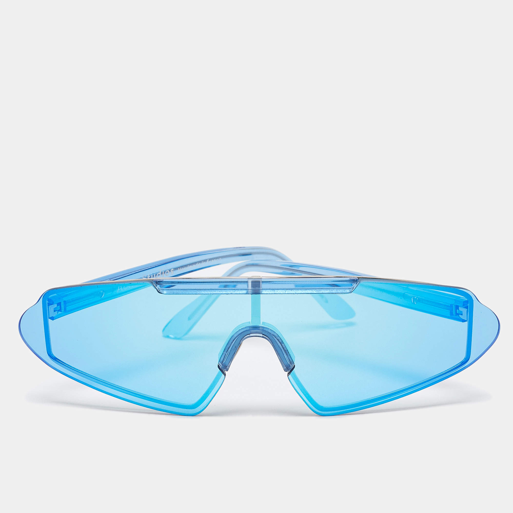 Acne Studios Blue c30016 Bornt Shield Sunglasses