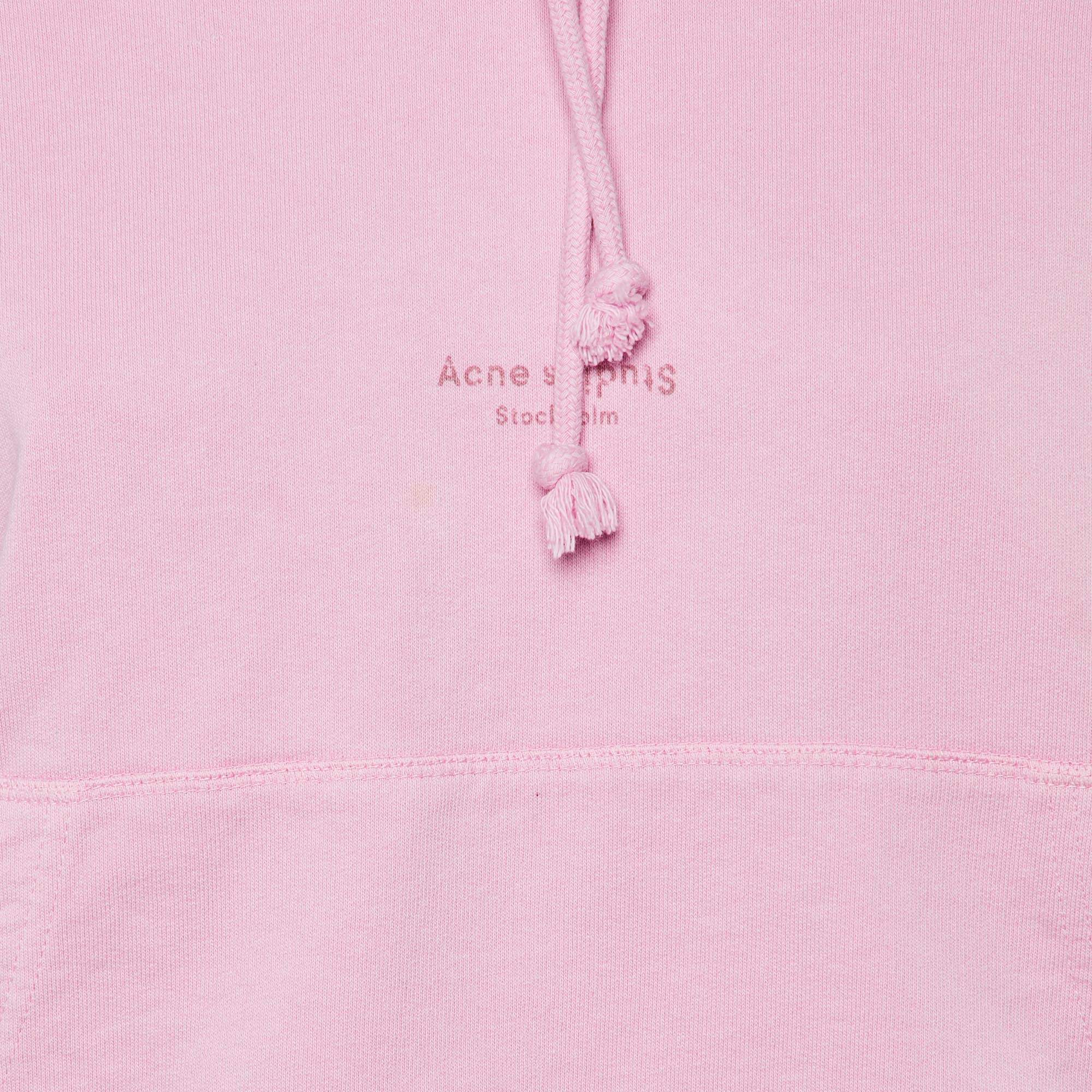 トップス Acne studios Pink label sweat Acne Studios Pink Cotton Knit Long Sleeve Hoodie XXS Acne Studios
