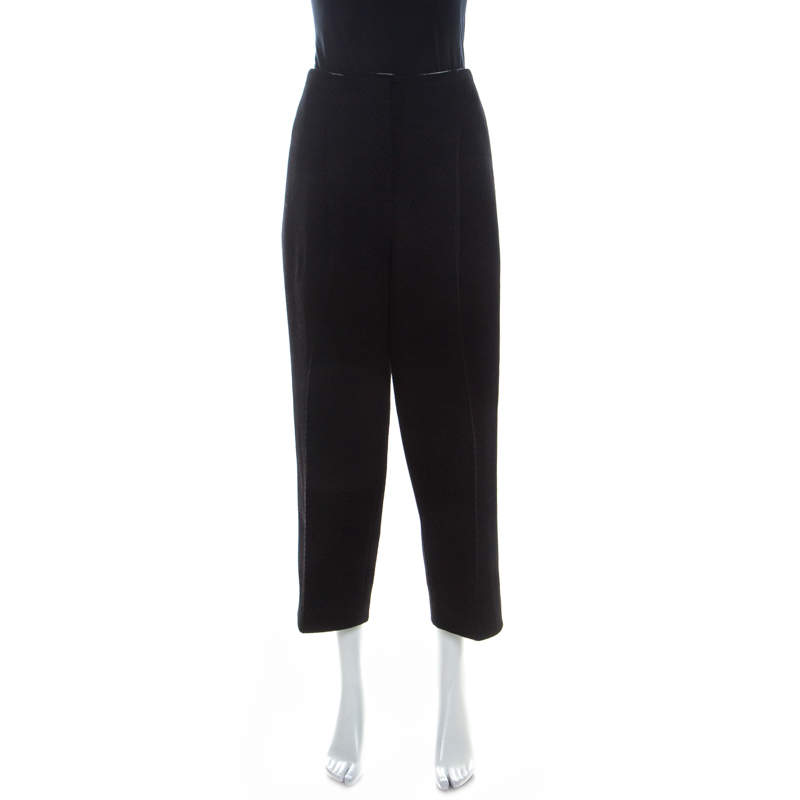 Pre Owned Acne Studios Black Wool Murol Trousers M