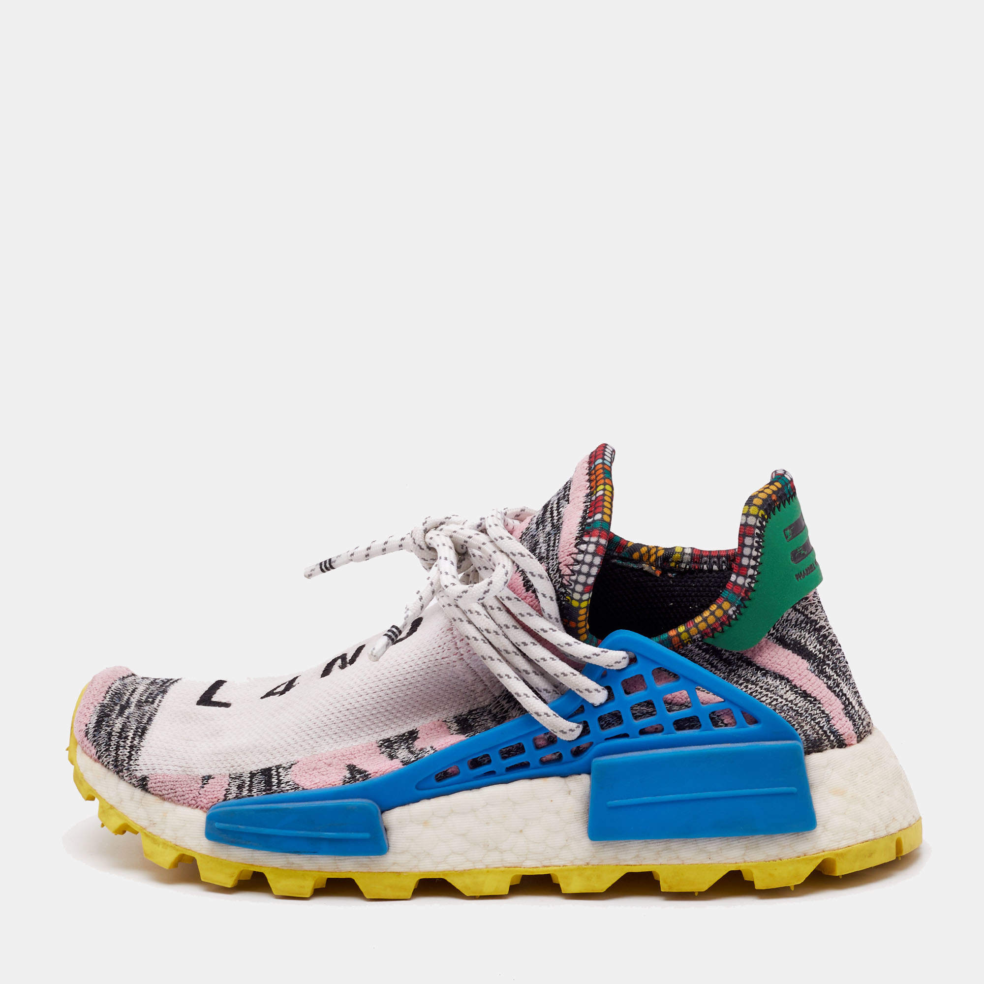 Adidas By Raf Simons Multicolor Knit Fabric Mother L4ND Sneakers Size 37.5