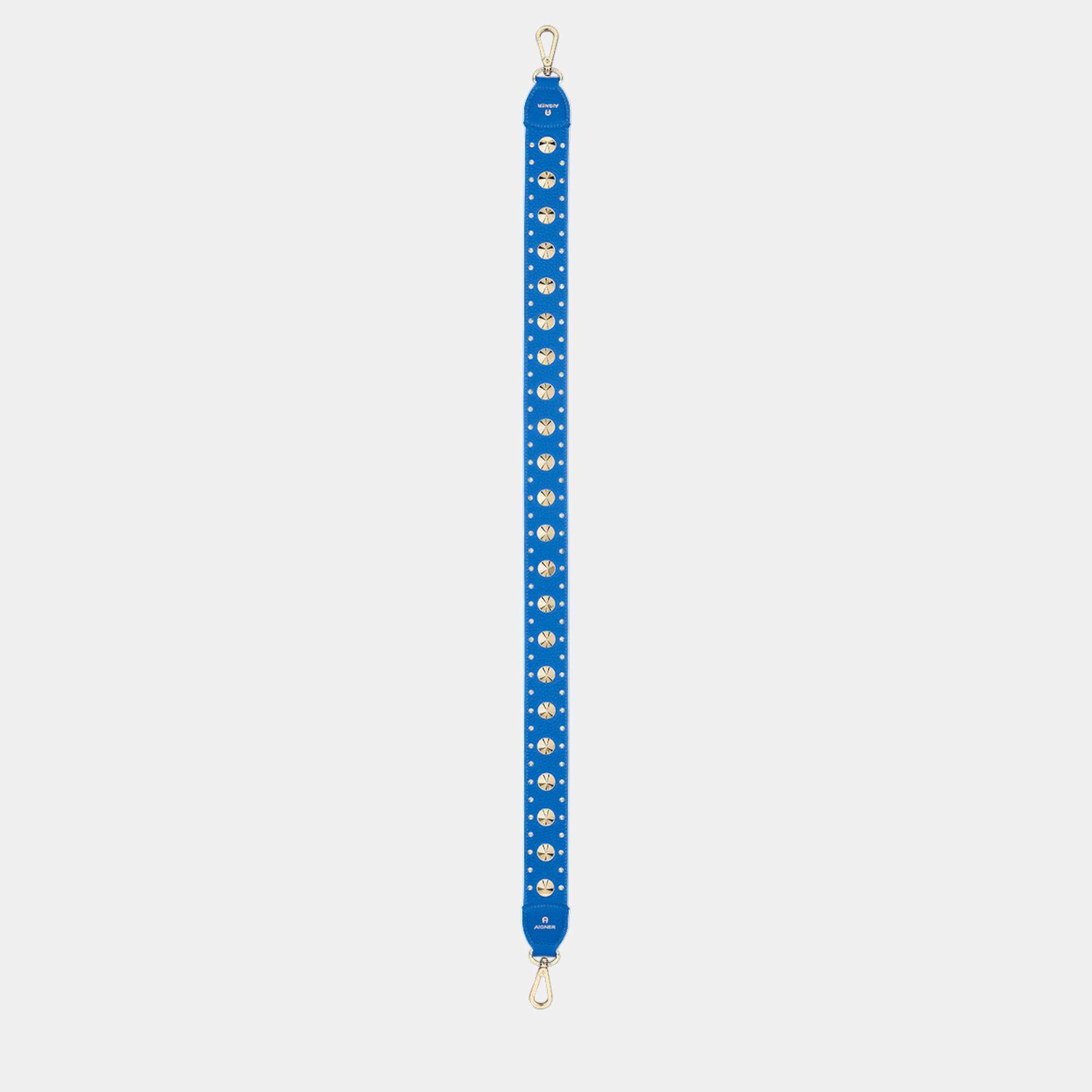 Aigner Cyan blue shiny light gold Metal FASHION Cyan blue Strap