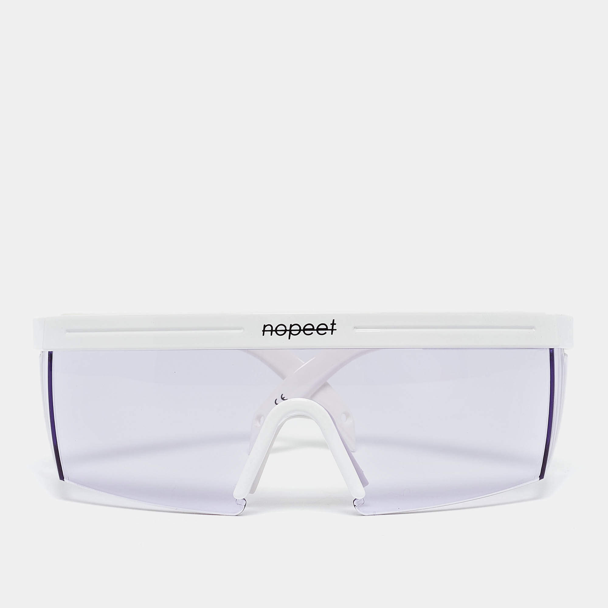 NoPeet White/Purple Haze Shield Sunglasses
