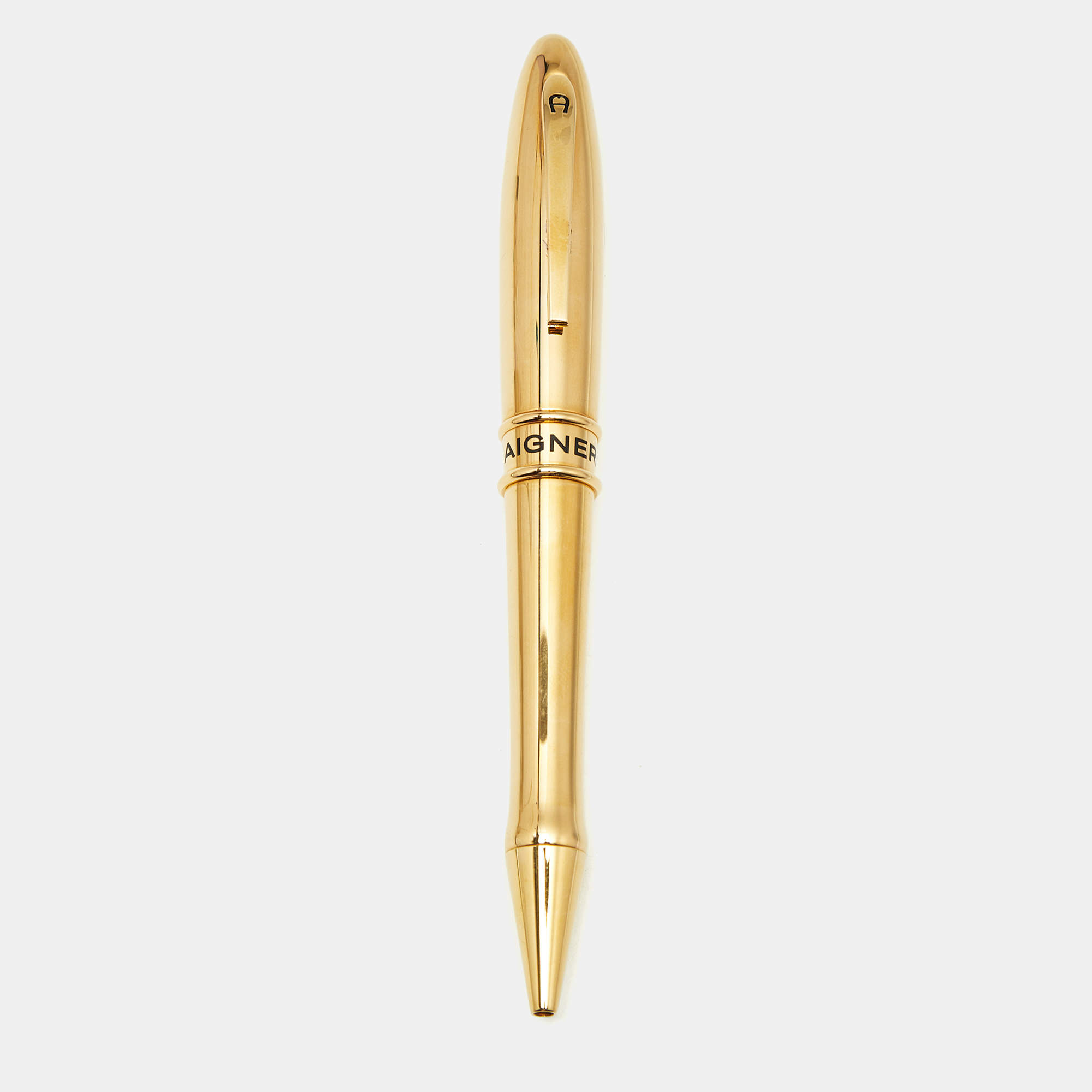 Pre Owned Aigner Gold Tone Ballpoint Pen