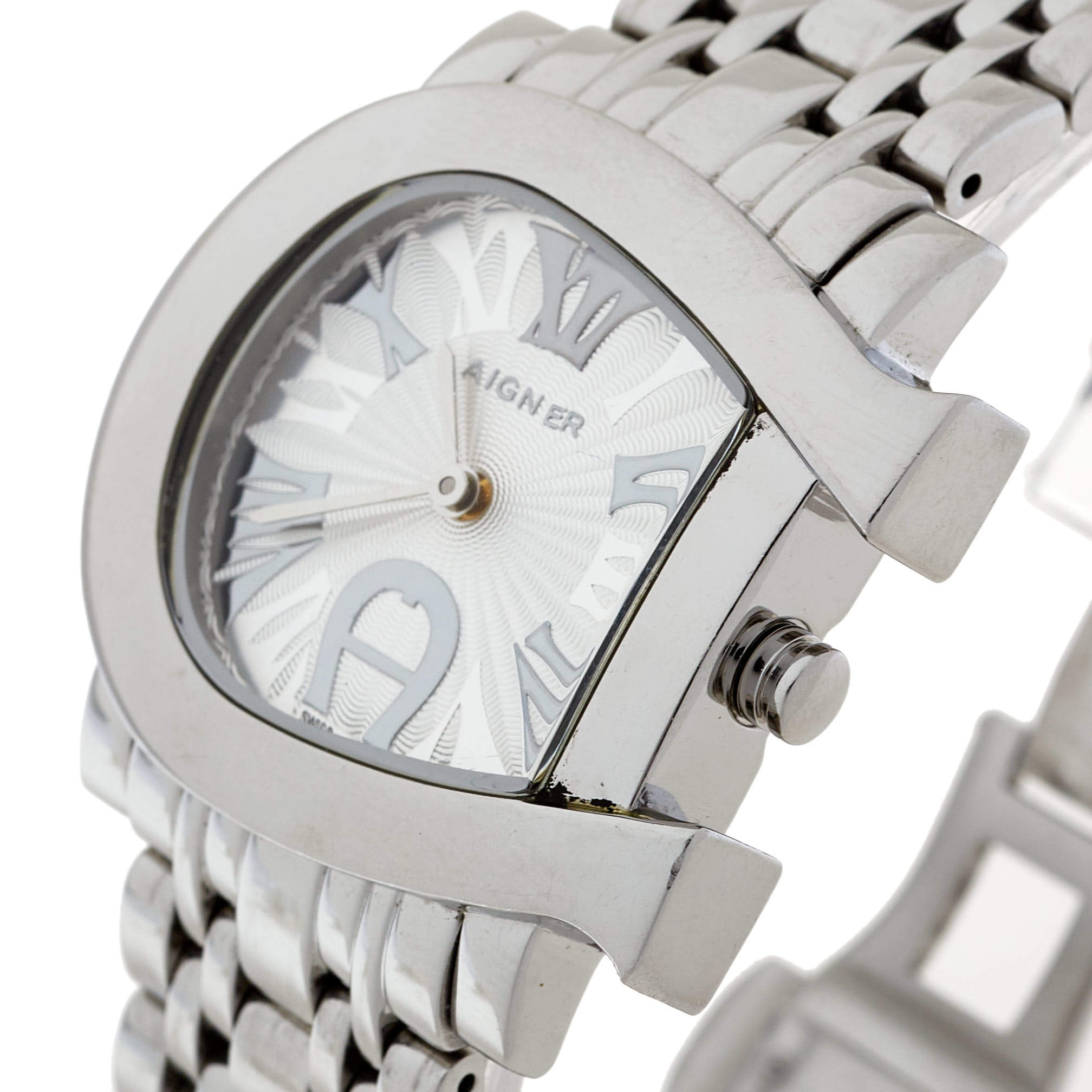 Aigner Silver Stainless Steel Genua Due A31600 Women s Wristwatch