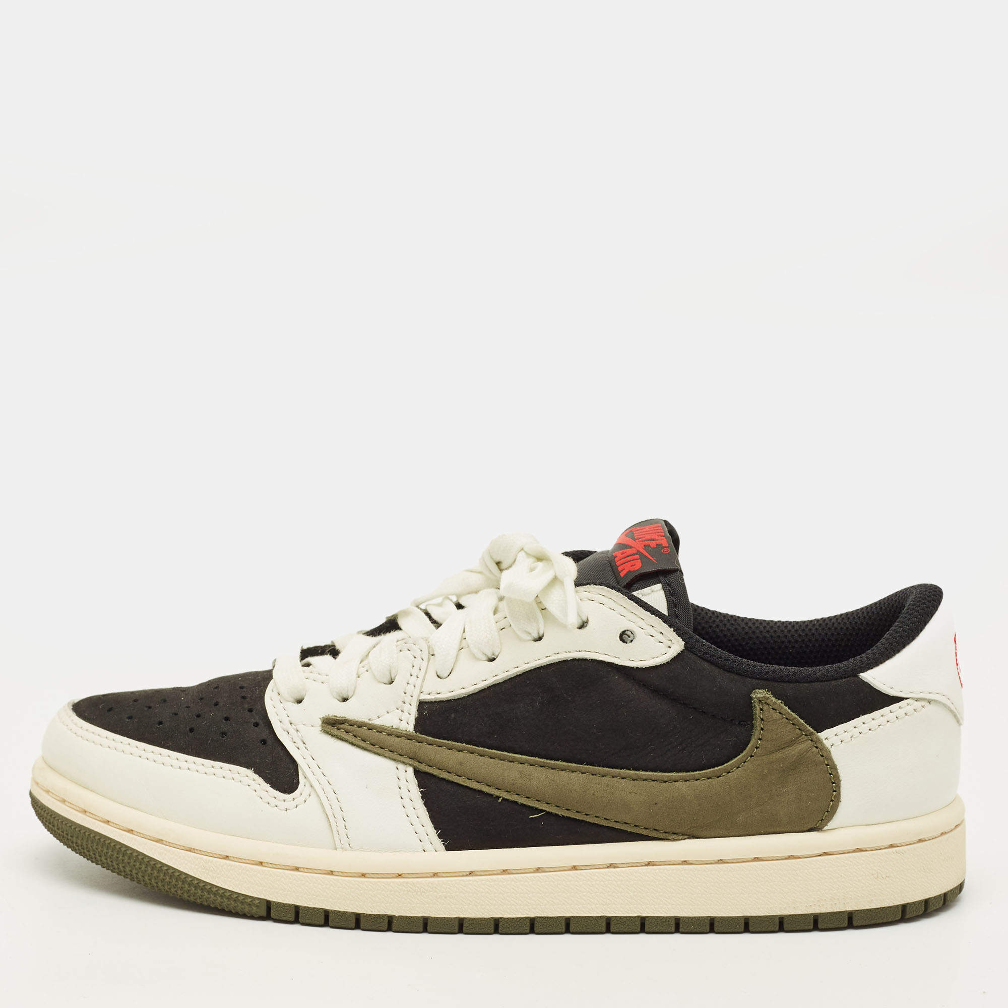 Pre Owned Air Jordans Jordan 1 OG SP Size 38 Multicolor Leather and Nubuck Leather Lace Up Sneakers