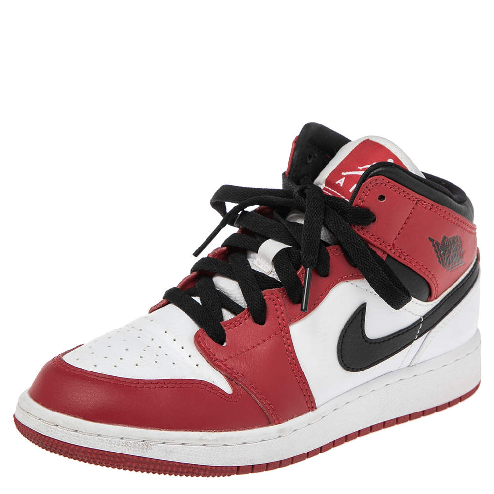 Pre Owned Air Jordan 1  Multicolor Leather Camo Sneakers Size 37.5