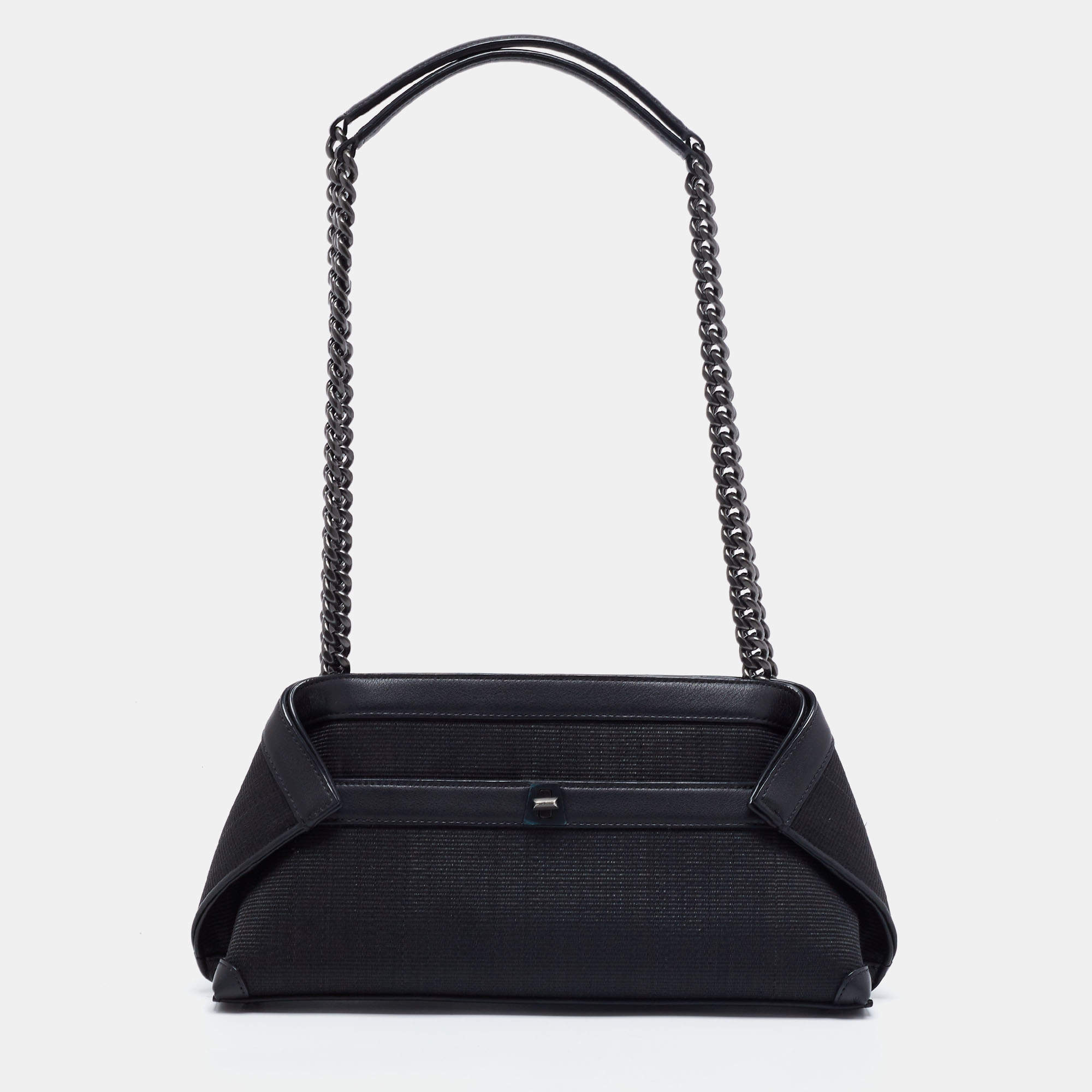 Akris Black Horsehair And Leather Shoulder Bag Akris | The Luxury Closet