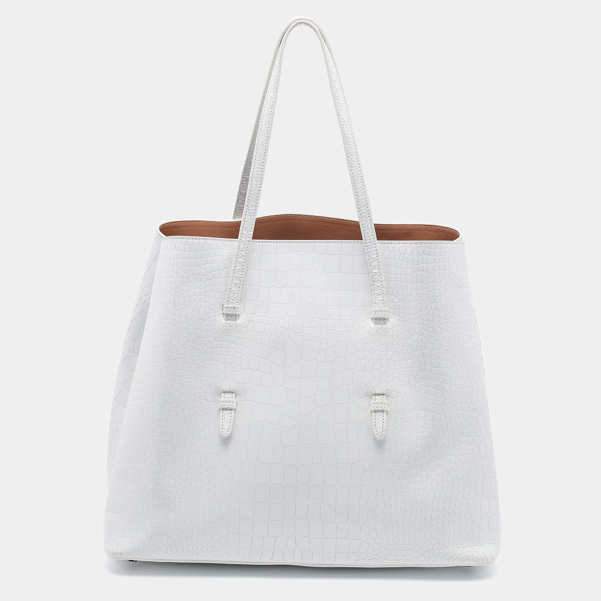 Alaia croc tote bag sale