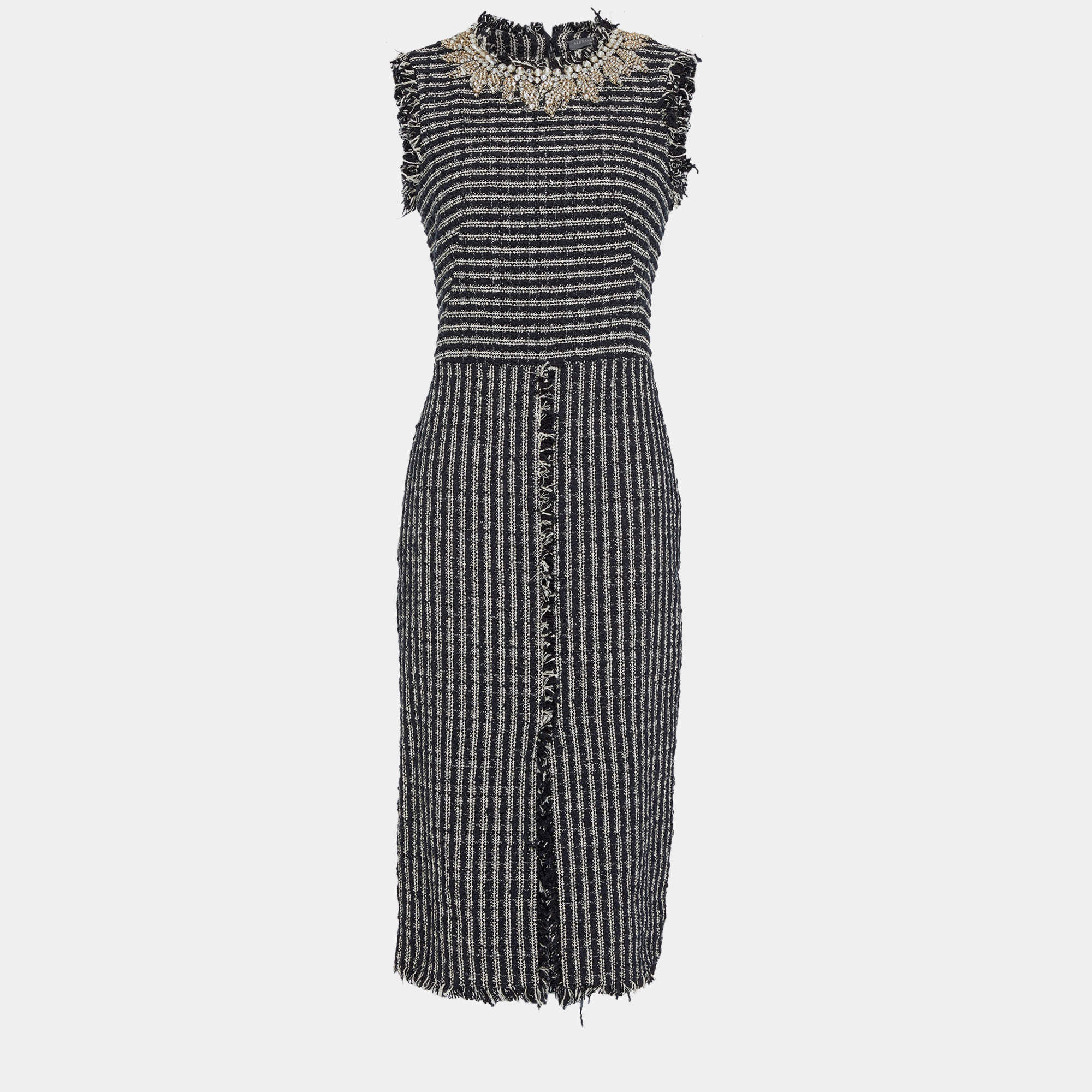 Pre Owned Alexander McQueen Cotton Midi dress 40