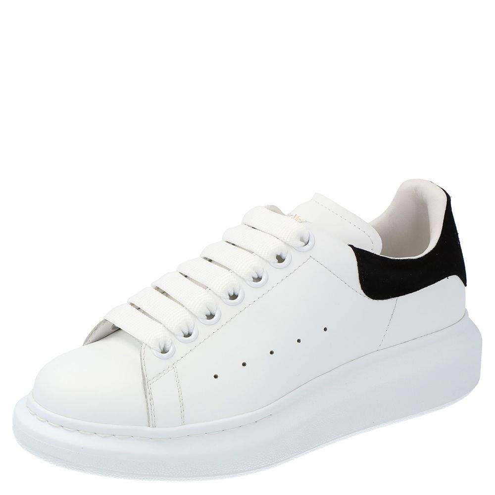 Pre Owned Alexander McQueen White/Black Women's Oversized Sneaker EU 37