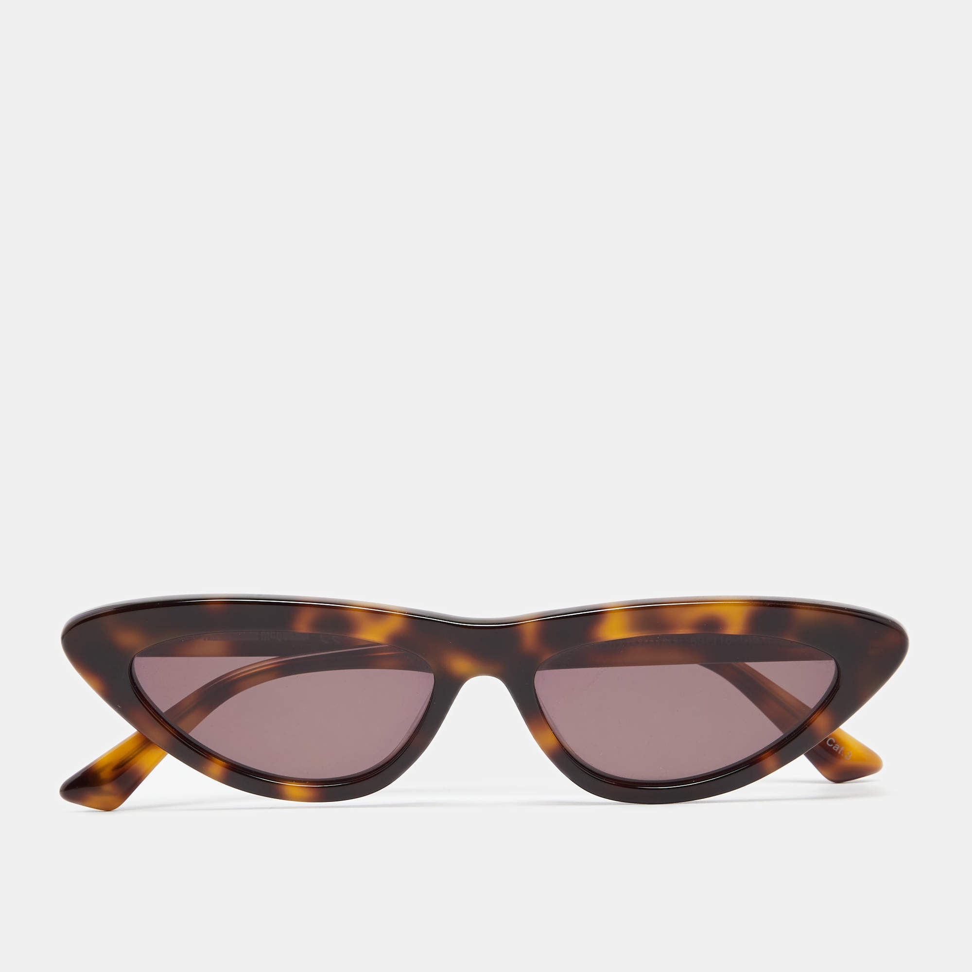 Alexander McQueen Turquoise Brown MQ0235S Cat Eye Sunglasses