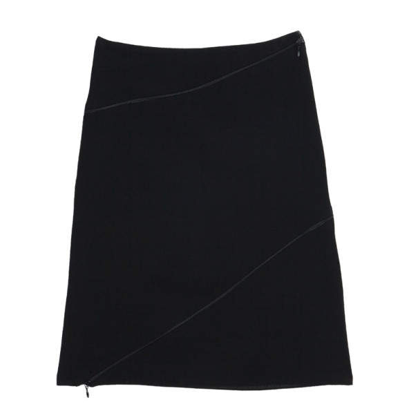 Alexander McQueen Diagonal Zipper Skirt S