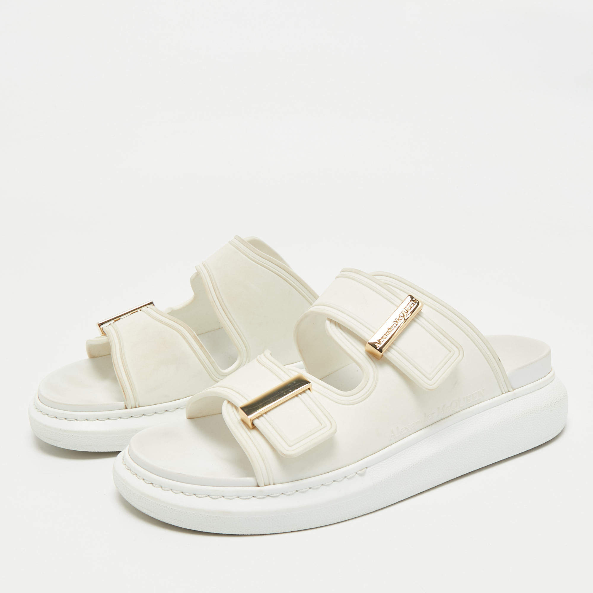 サンダル・ミュール ALEXANDER MCQUEEN Women Sandals 685696W4SE44085 Blue McQueen Women's Hybrid Slide Sandals | Bloomingdale's