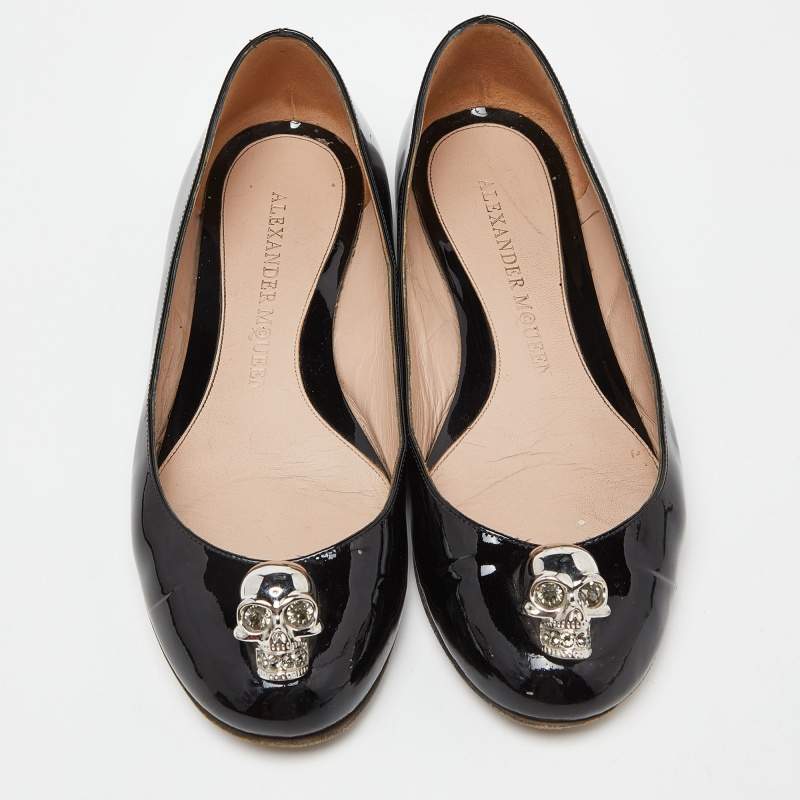 Mcqueen flavour skull flats