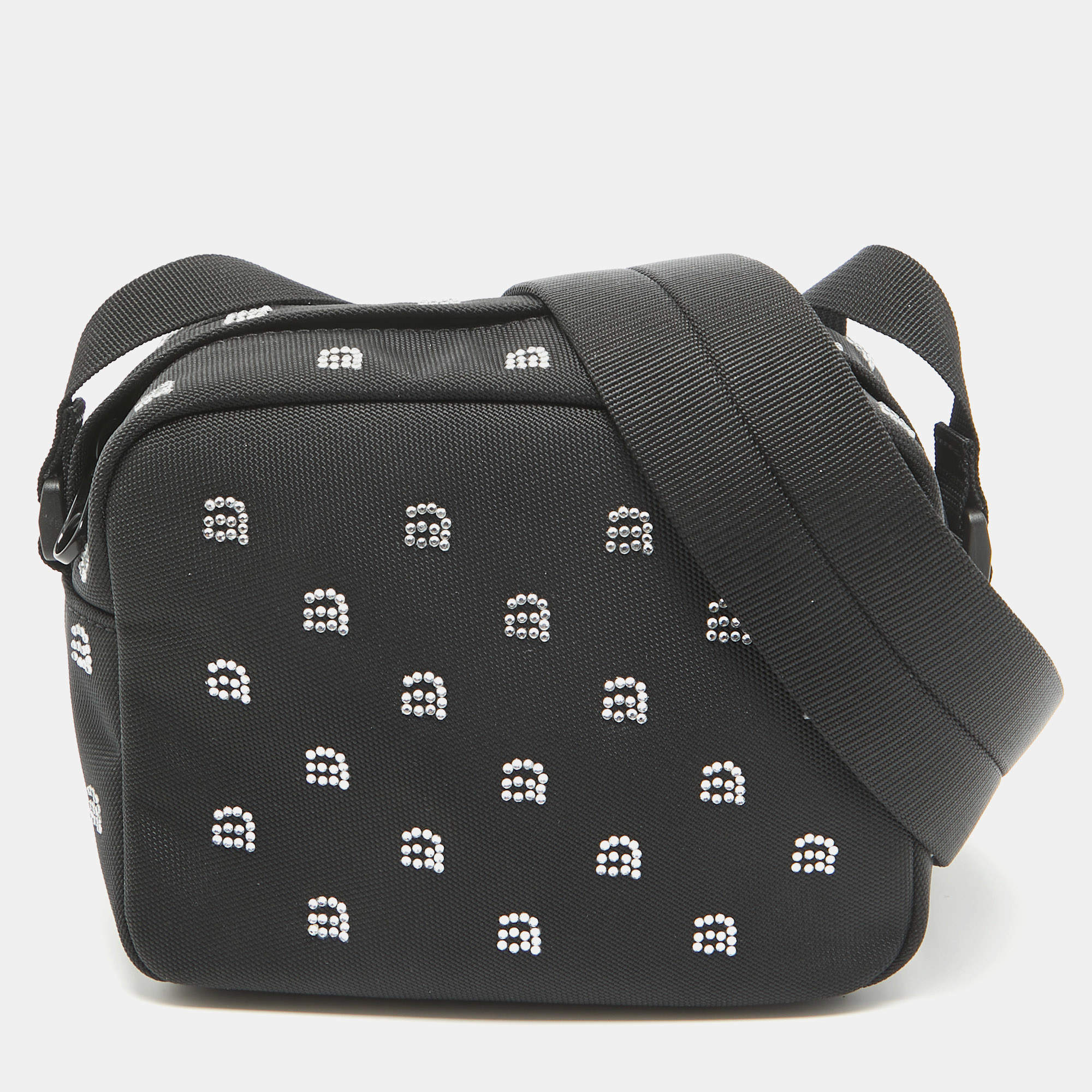 Alexander Wang Black Nylon Embellished Wangsport Camera Bag
