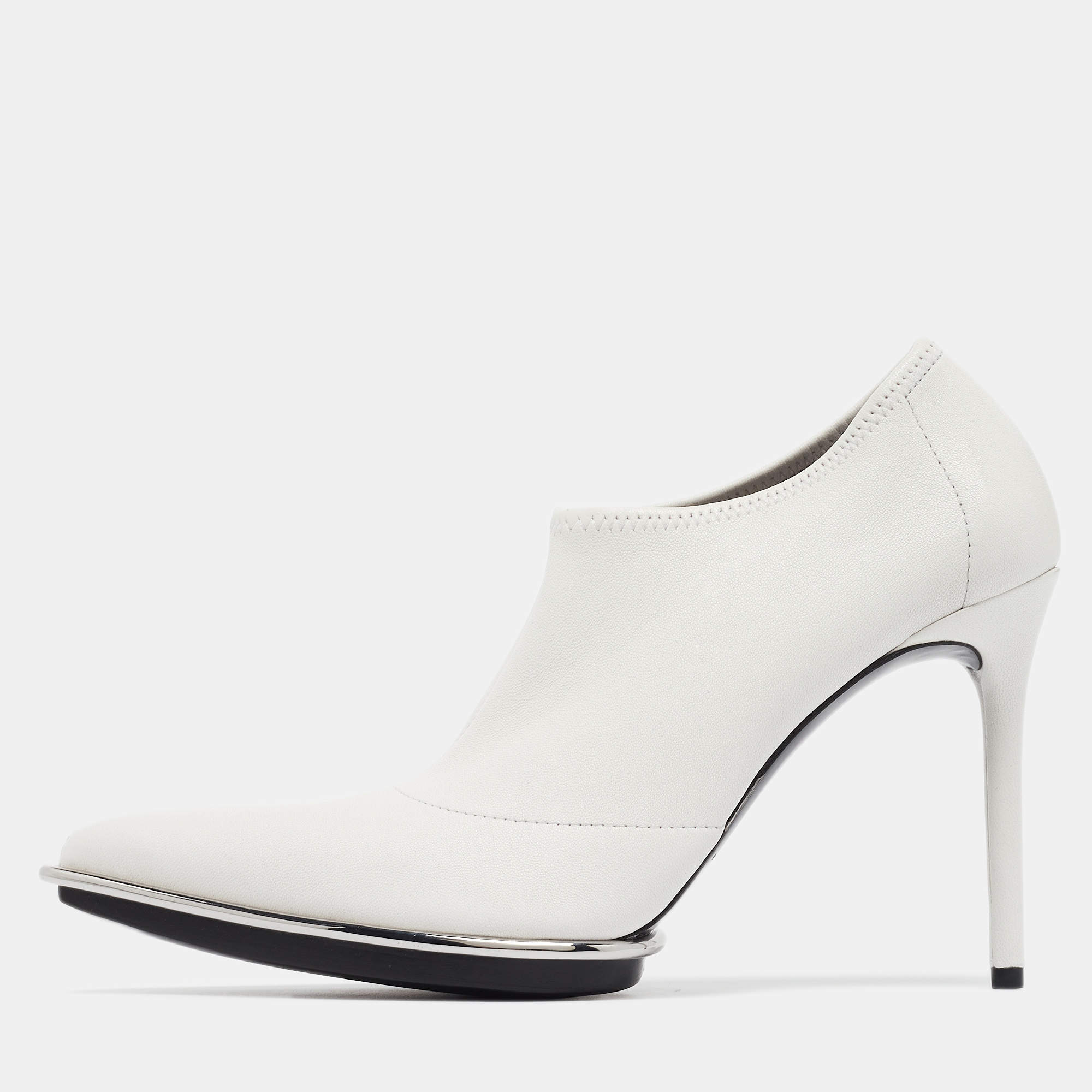 Alexander wang white boots deals