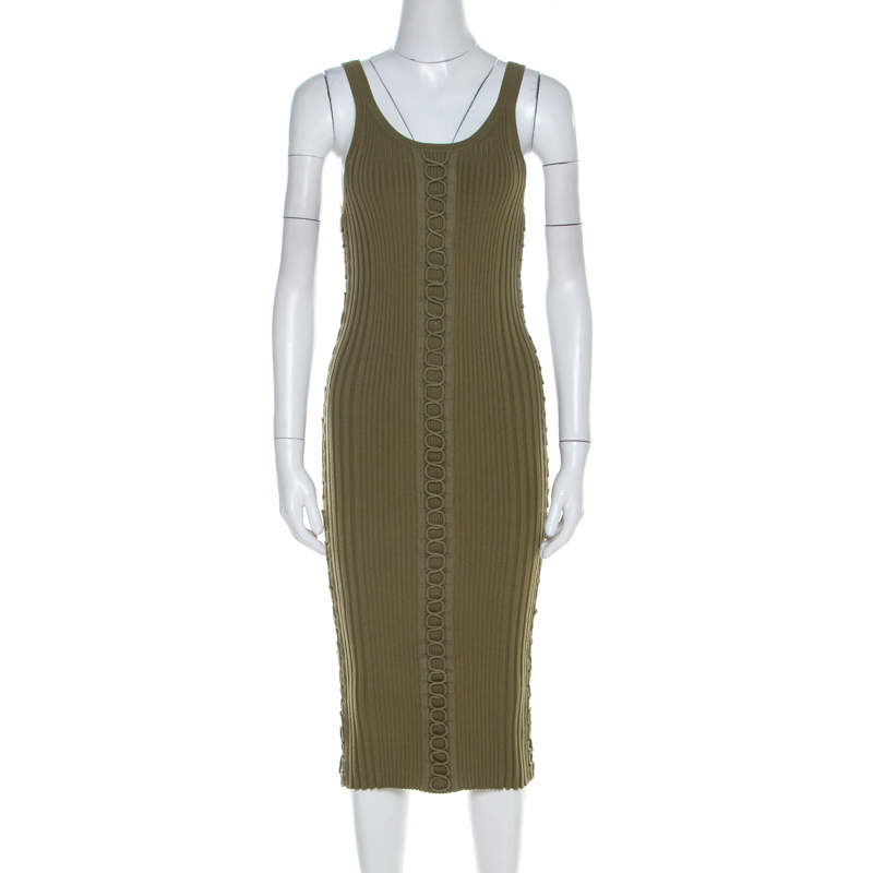 Alexander wang green dress sale