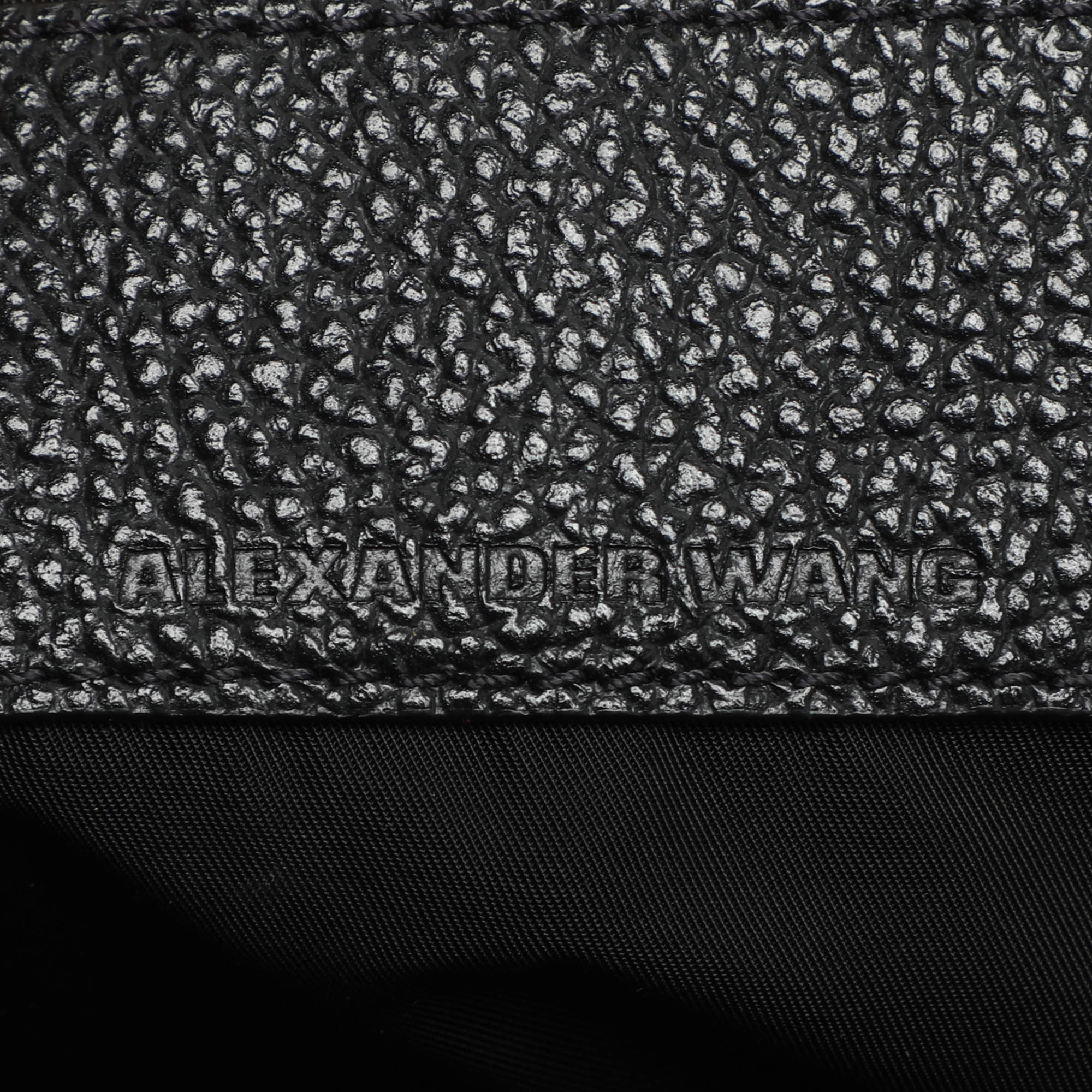 Pre Owned Alexander Wang Black Leather Emile Satchel