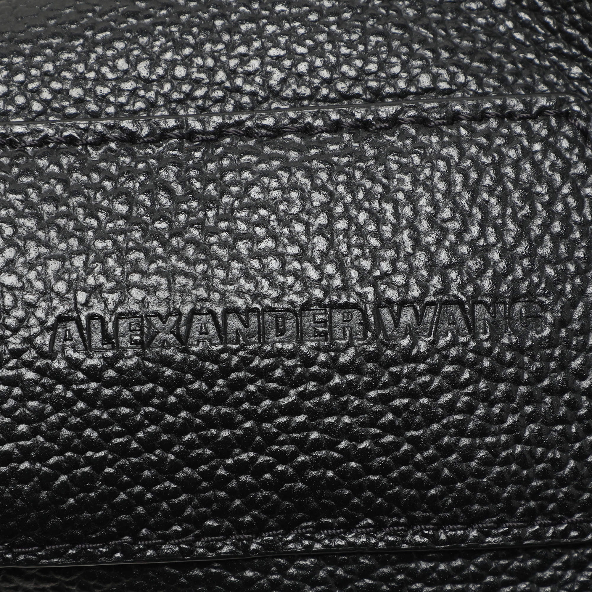 Pre Owned Alexander Wang Black Leather Emile Satchel
